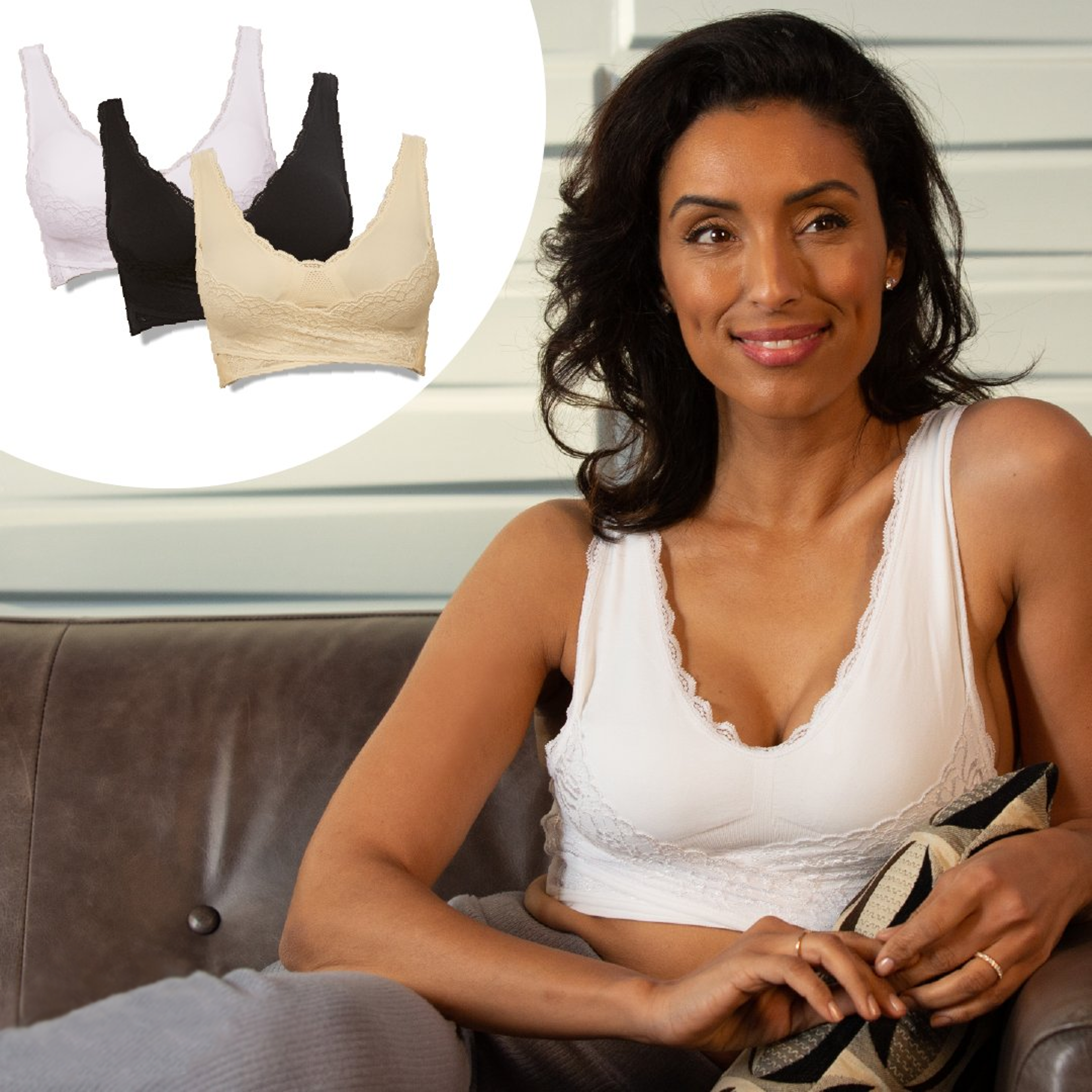 Seamless Wireless Lift Bra for natural lift and comfort