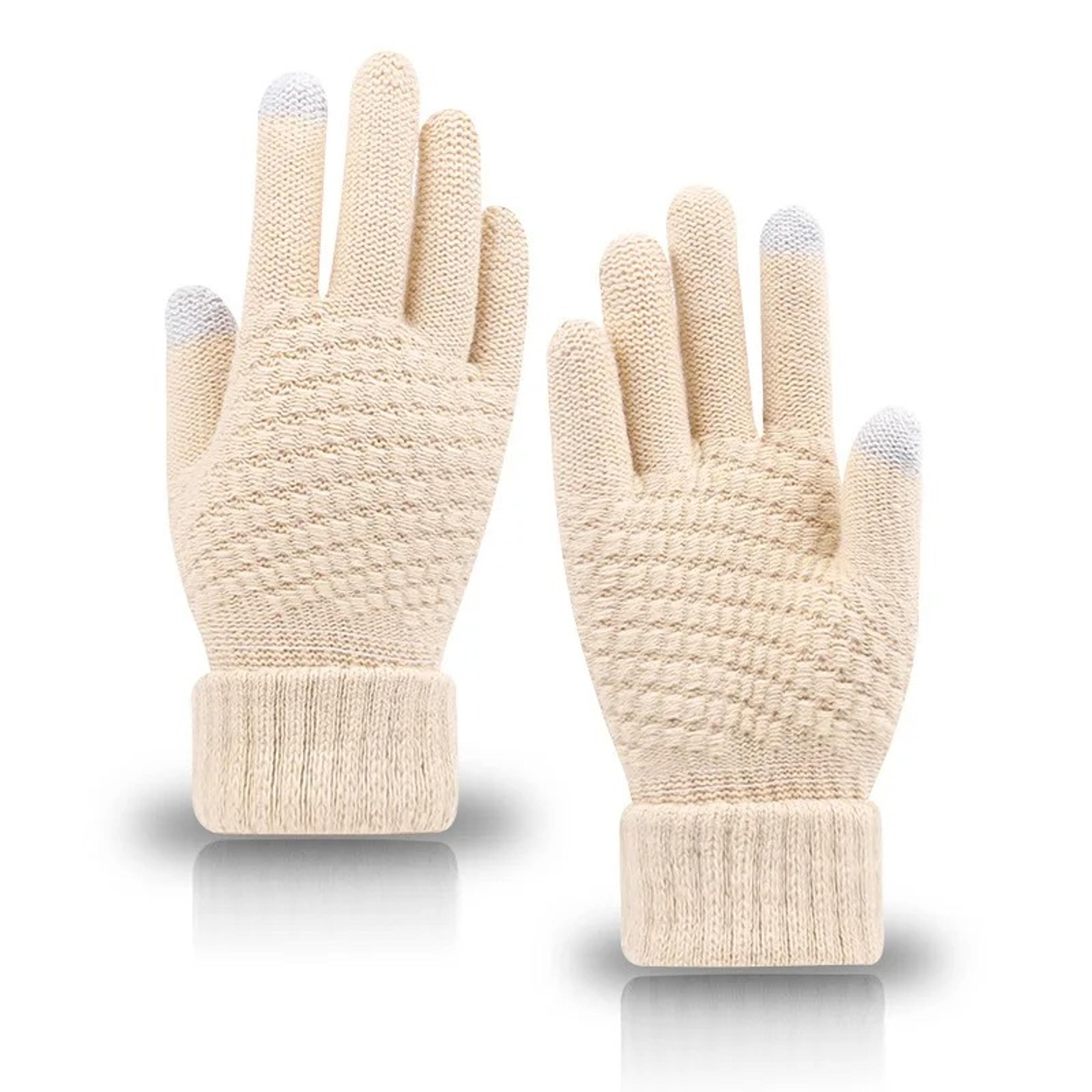 Winter outdoor gloves with touchscreen support