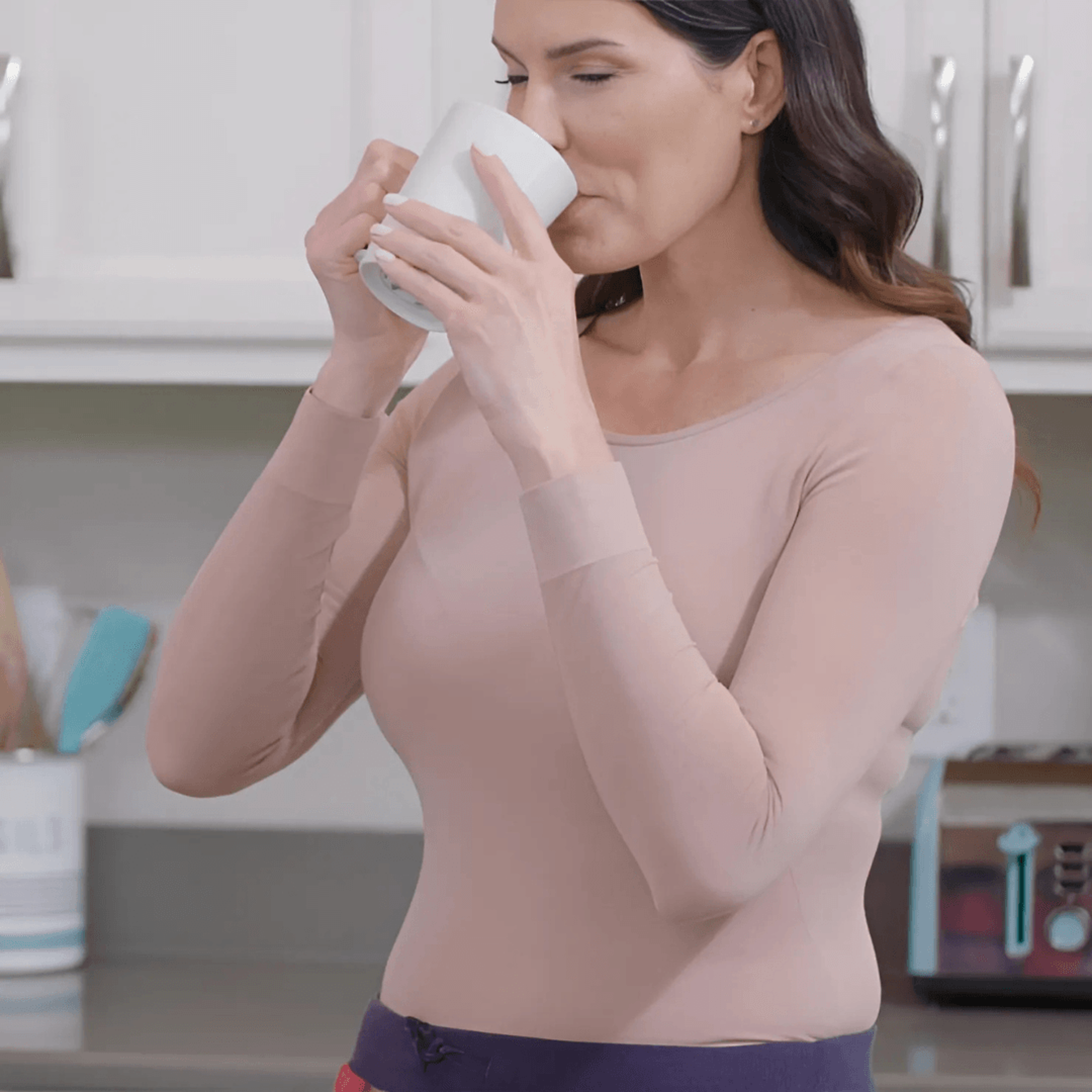seamless thermal underwear set - one size fits all