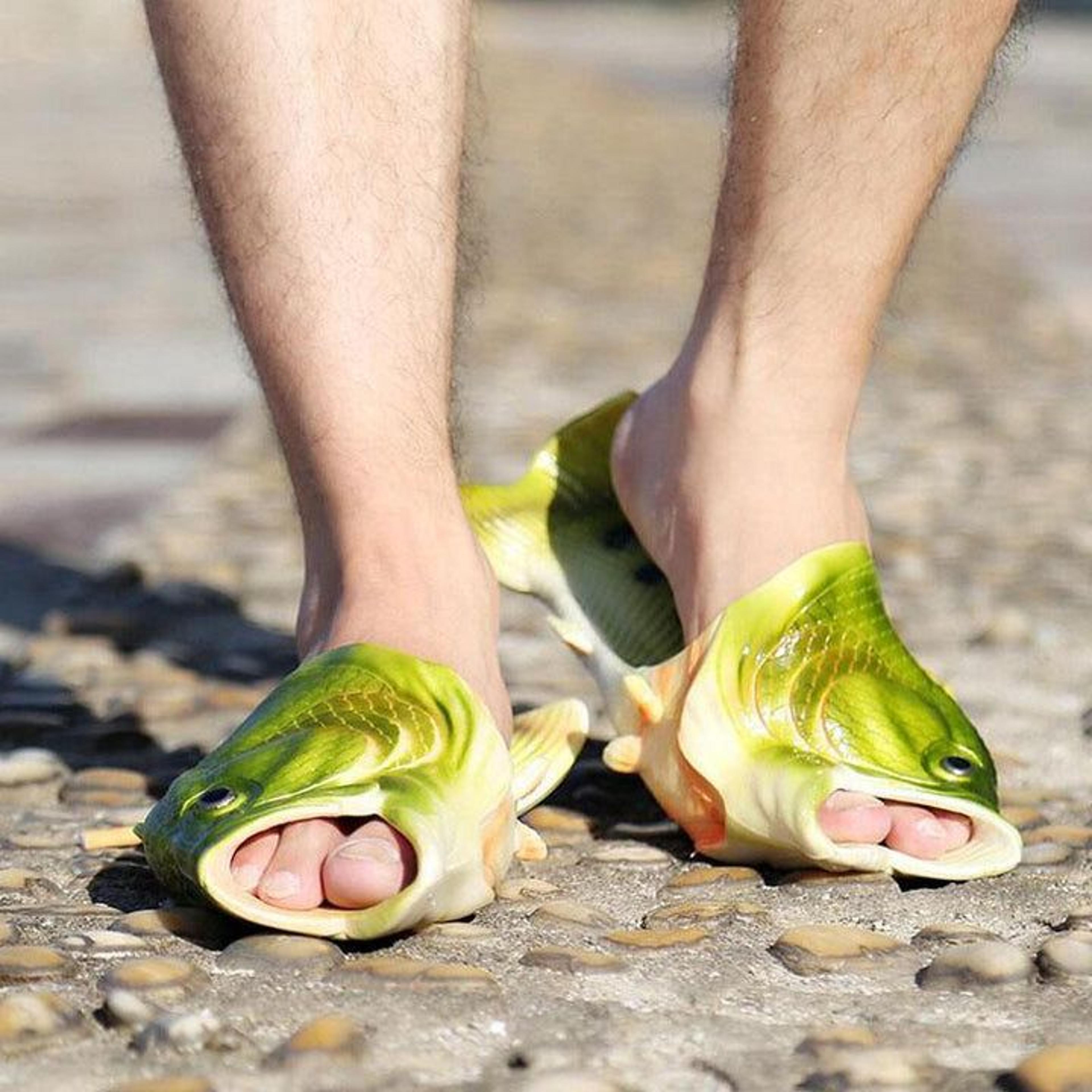 Fish Slippers Unisex Outdoor Summer Beach Sandals Soft Fishing Stylish Footwear 1