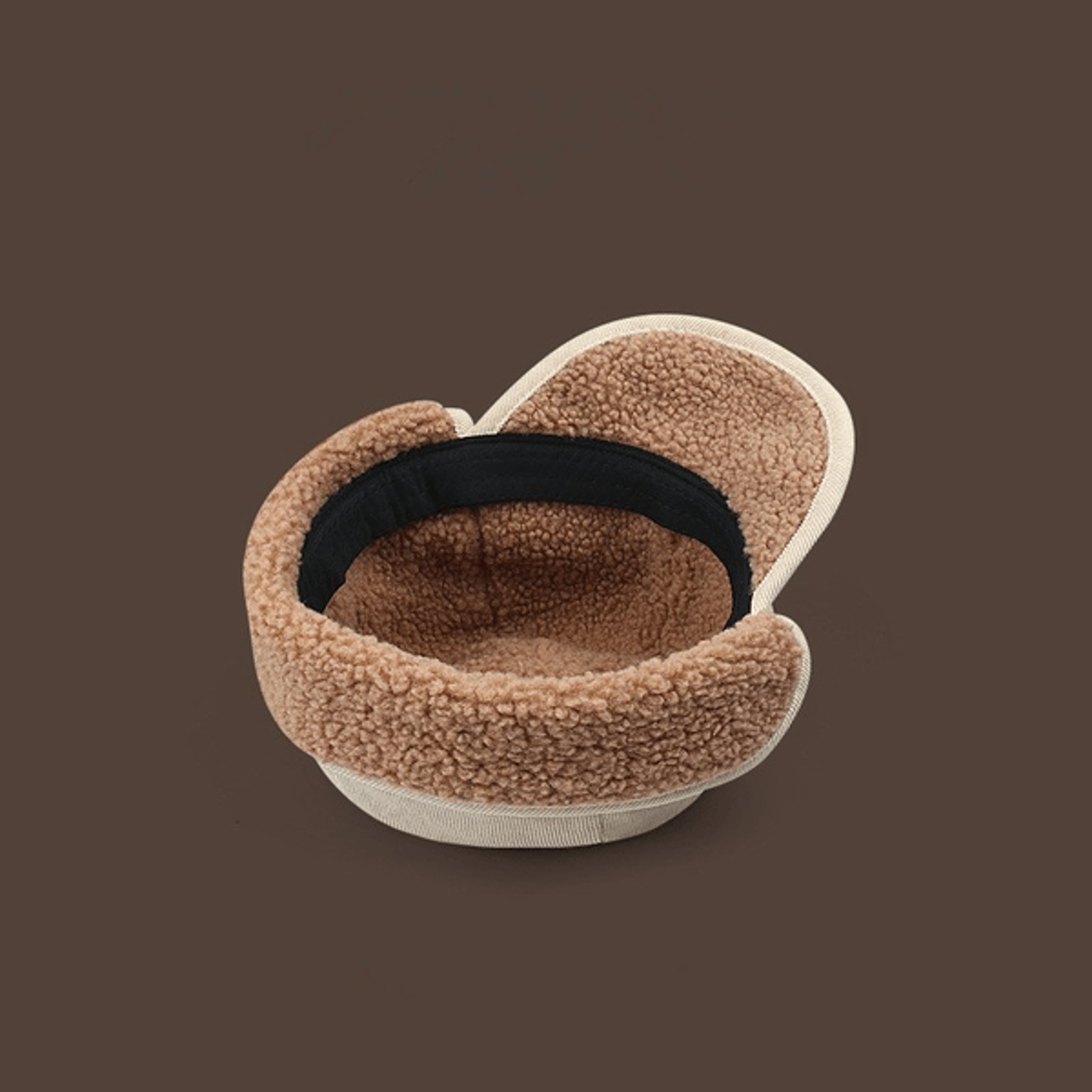 wool beanie for running in the snow