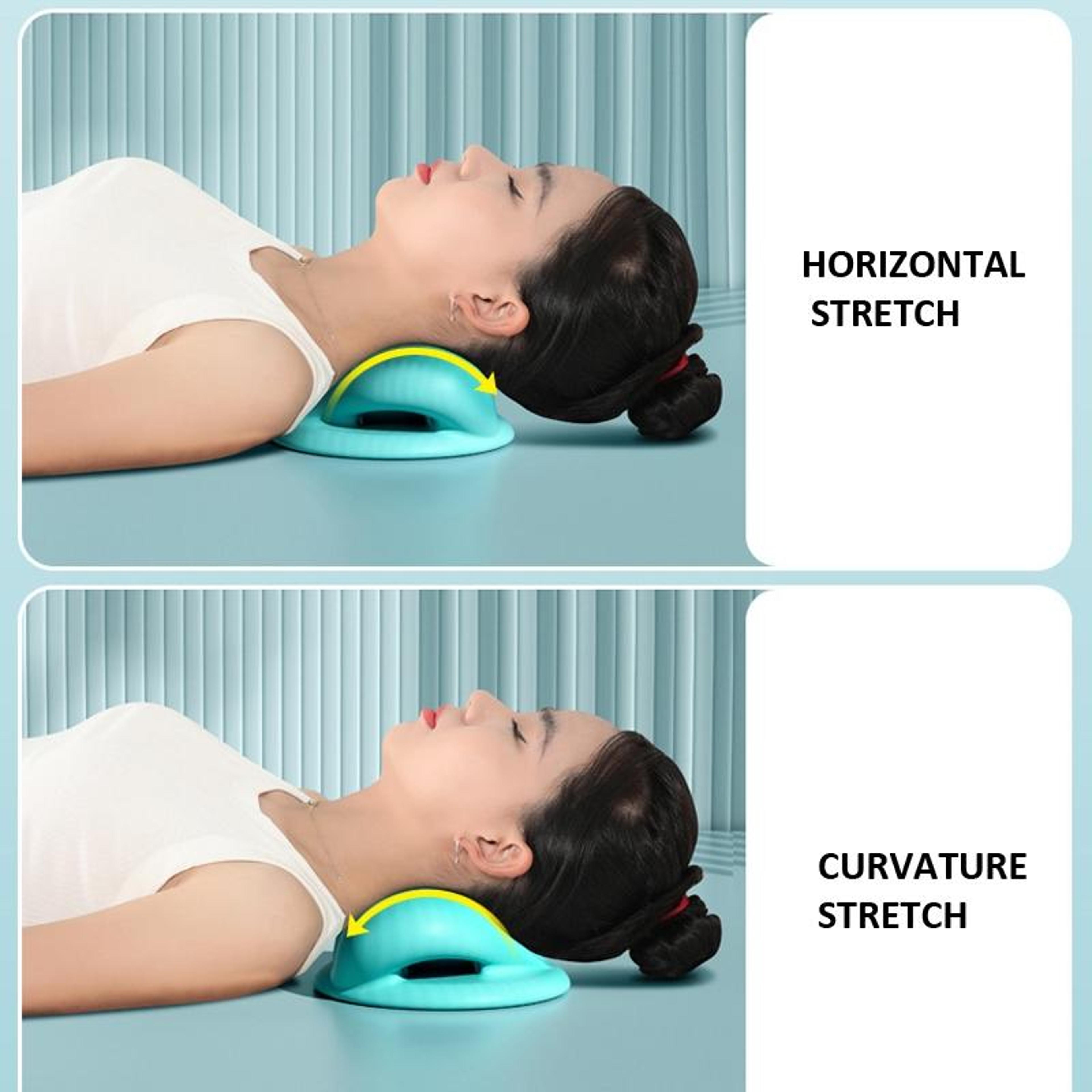 Neck And Shoulder Relaxer Cervical Traction Pillow For Gentle Daily Stretching 3