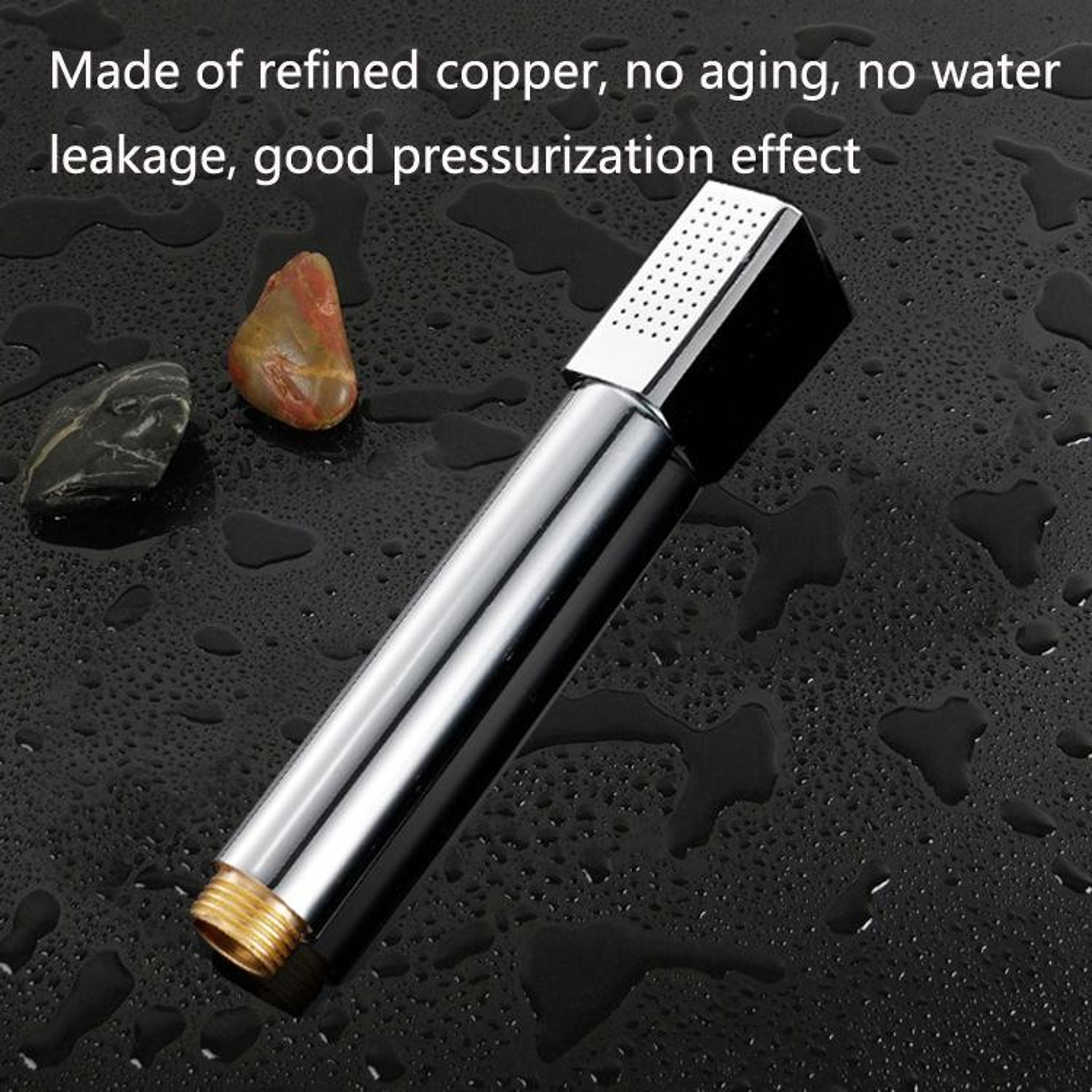 High Pressure Shower Head Square Brass Handheld Shower Head 2