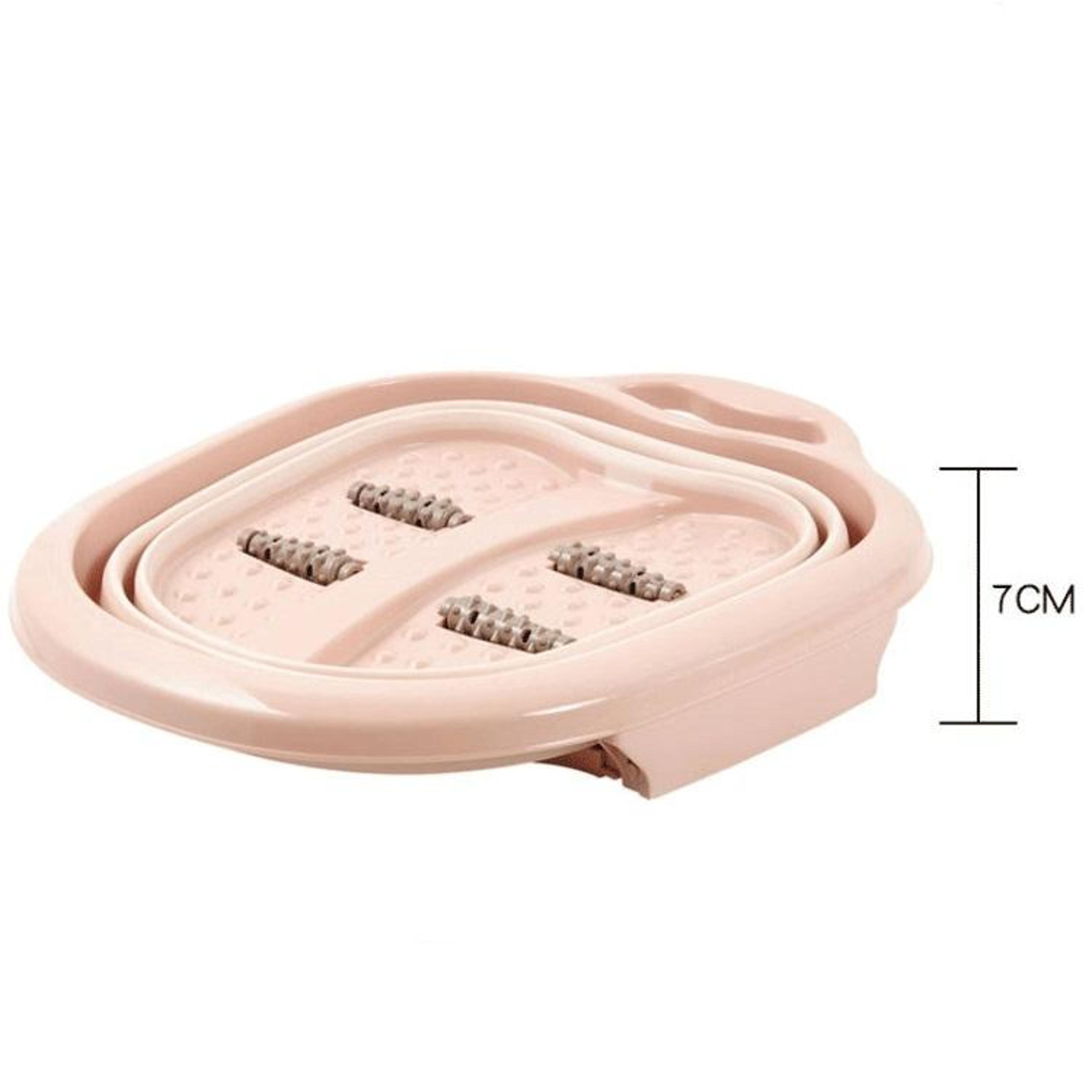 Foldable Foot Bath Massage Basin Portable Foot Tub 3