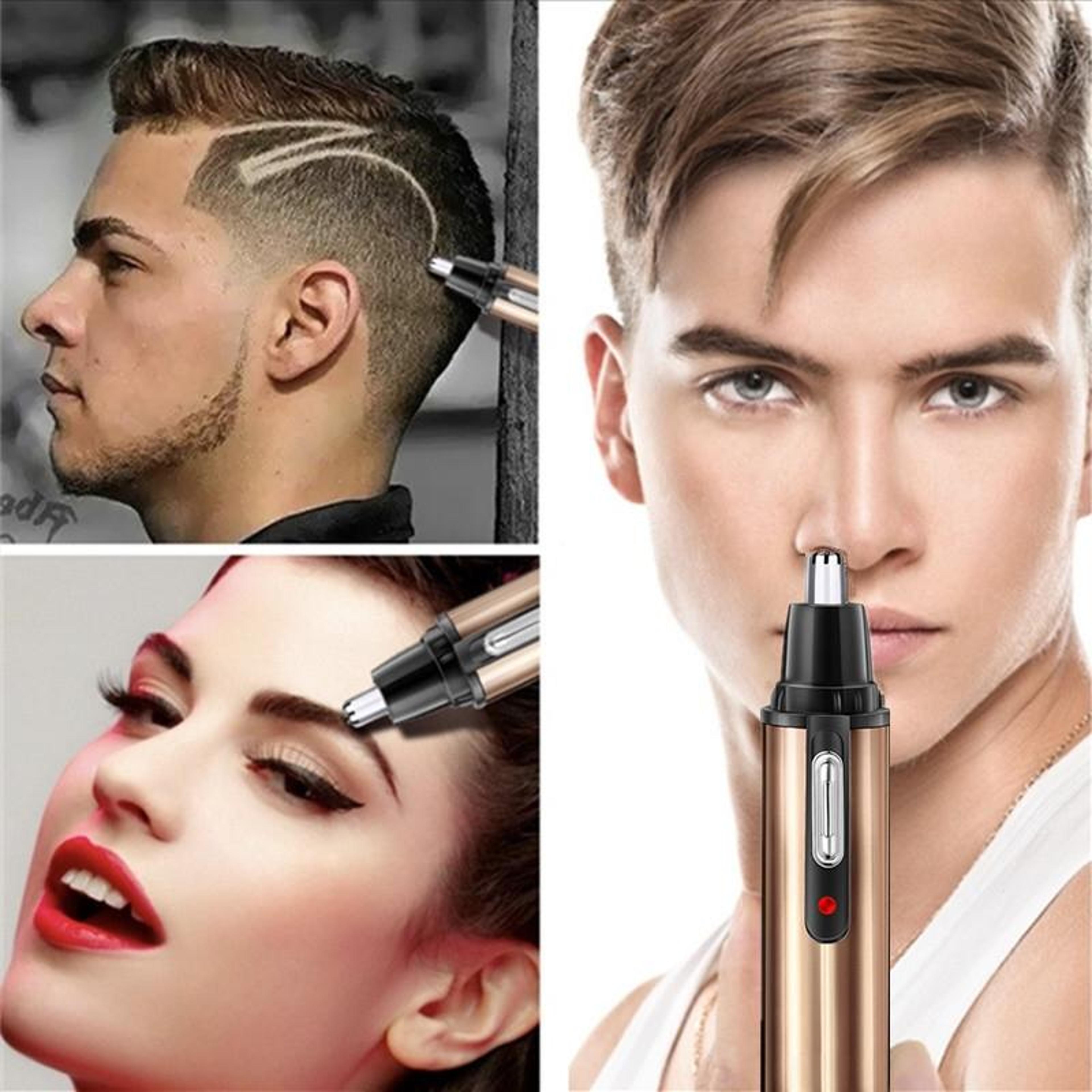 Electric Nose Hair Trimmer USB Rechargeable Eyebrow  Nose Hair Shaver 6