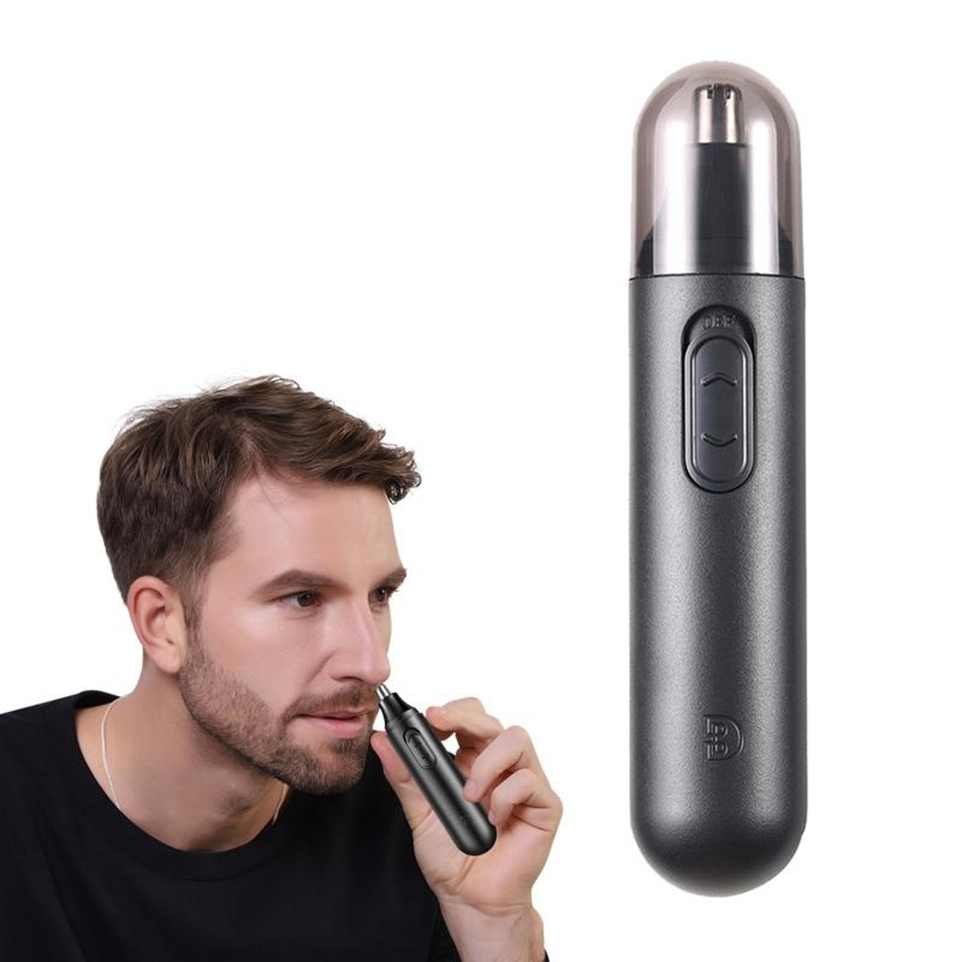 detachable washable electric nose hair trimmer hygienic & efficient grooming tool