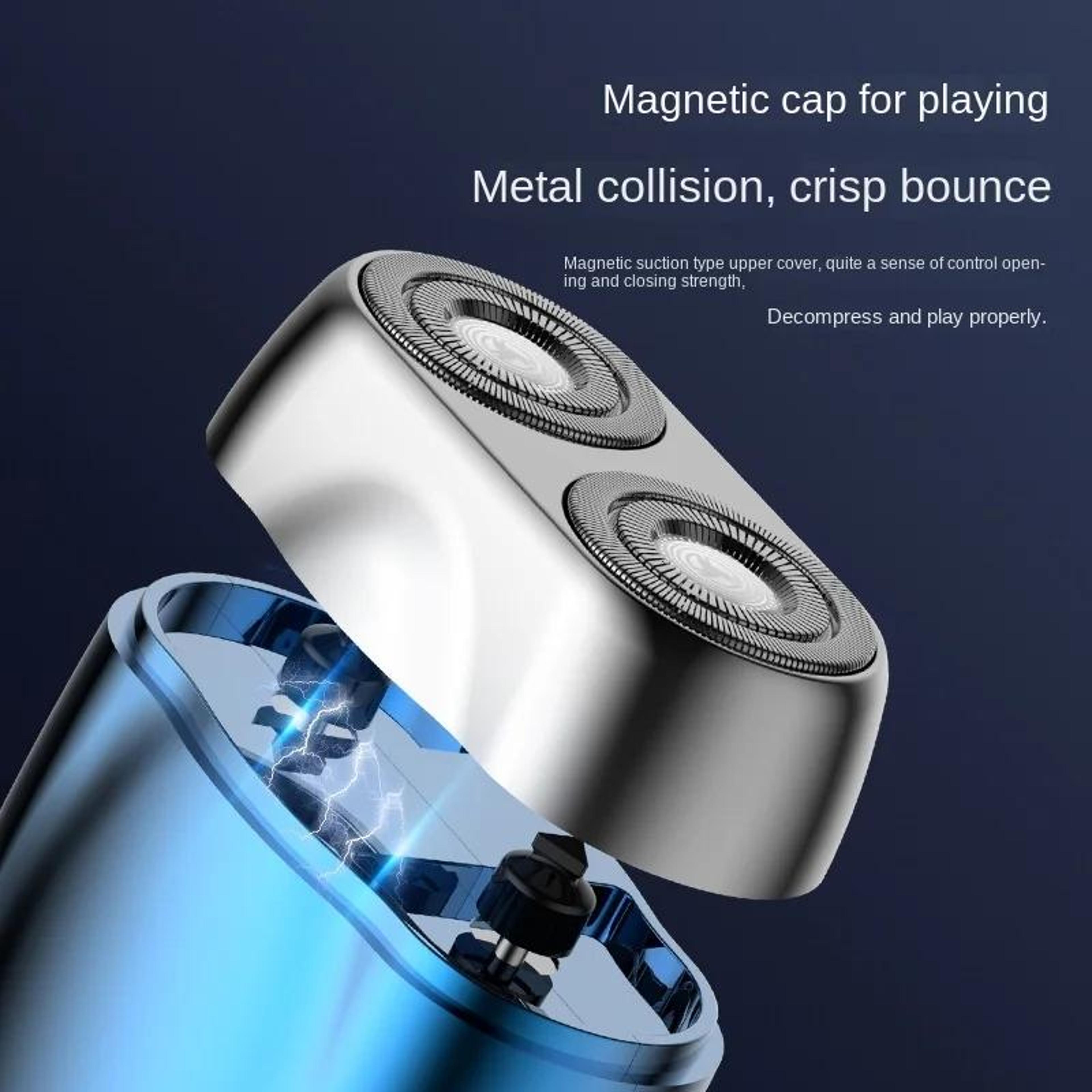 DoubleHead Mini Magnetic Shaver Portable Mens Electric Shaver 4