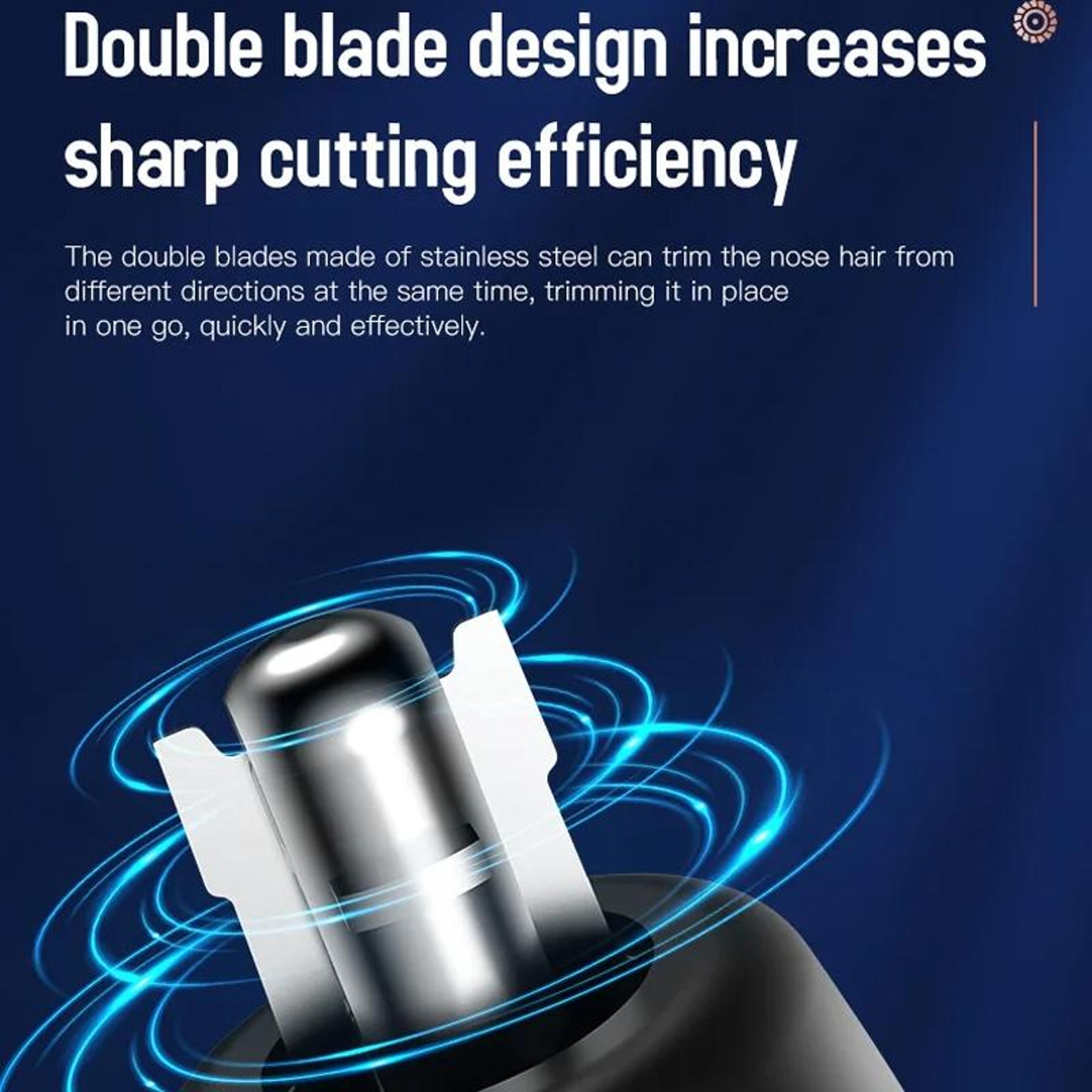 Premium Electric Nose Hair Trimmer Rechargeable Portable  Adjustable 5