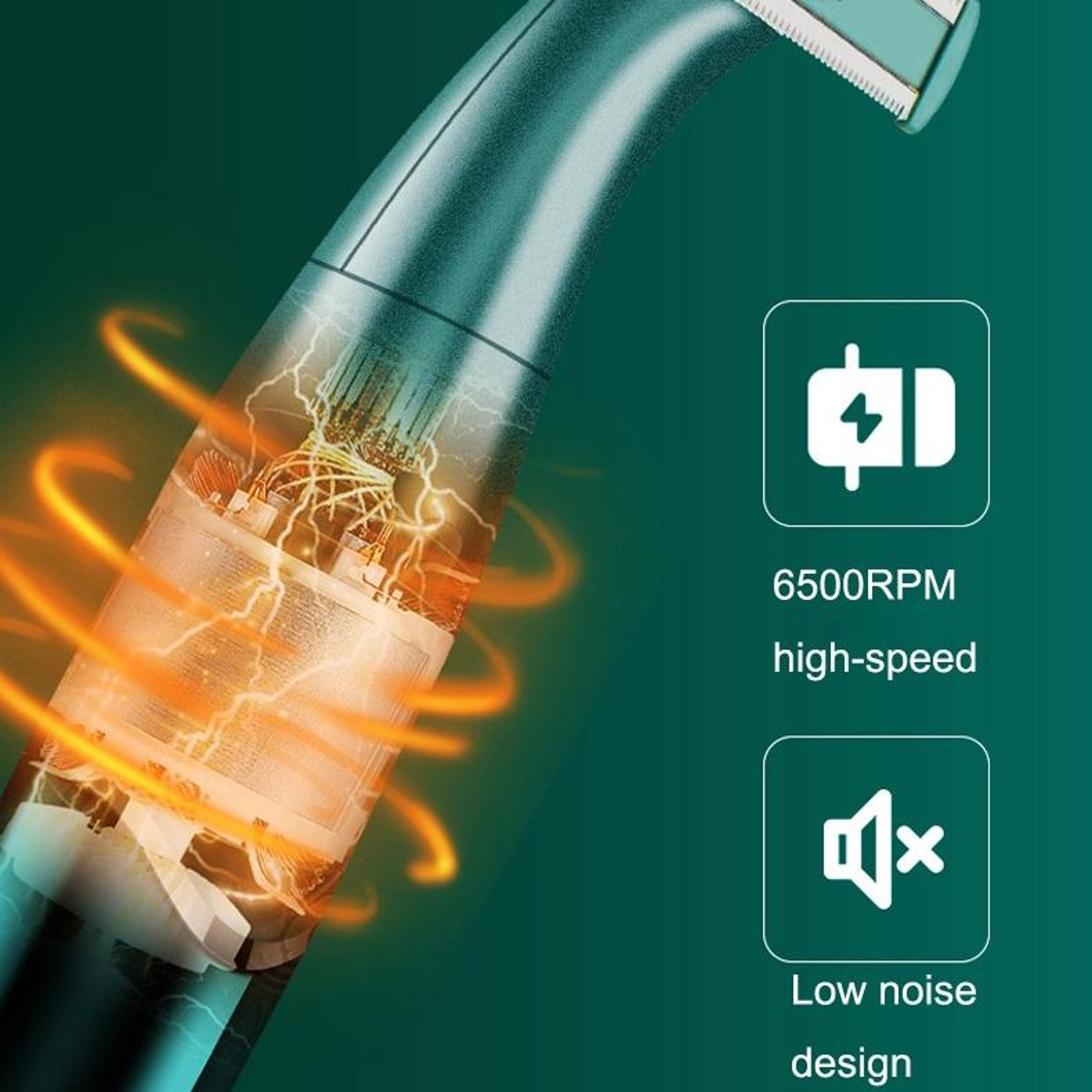 USB Electric MultiFunction Eyebrow  Nose Hair Trimmer 3