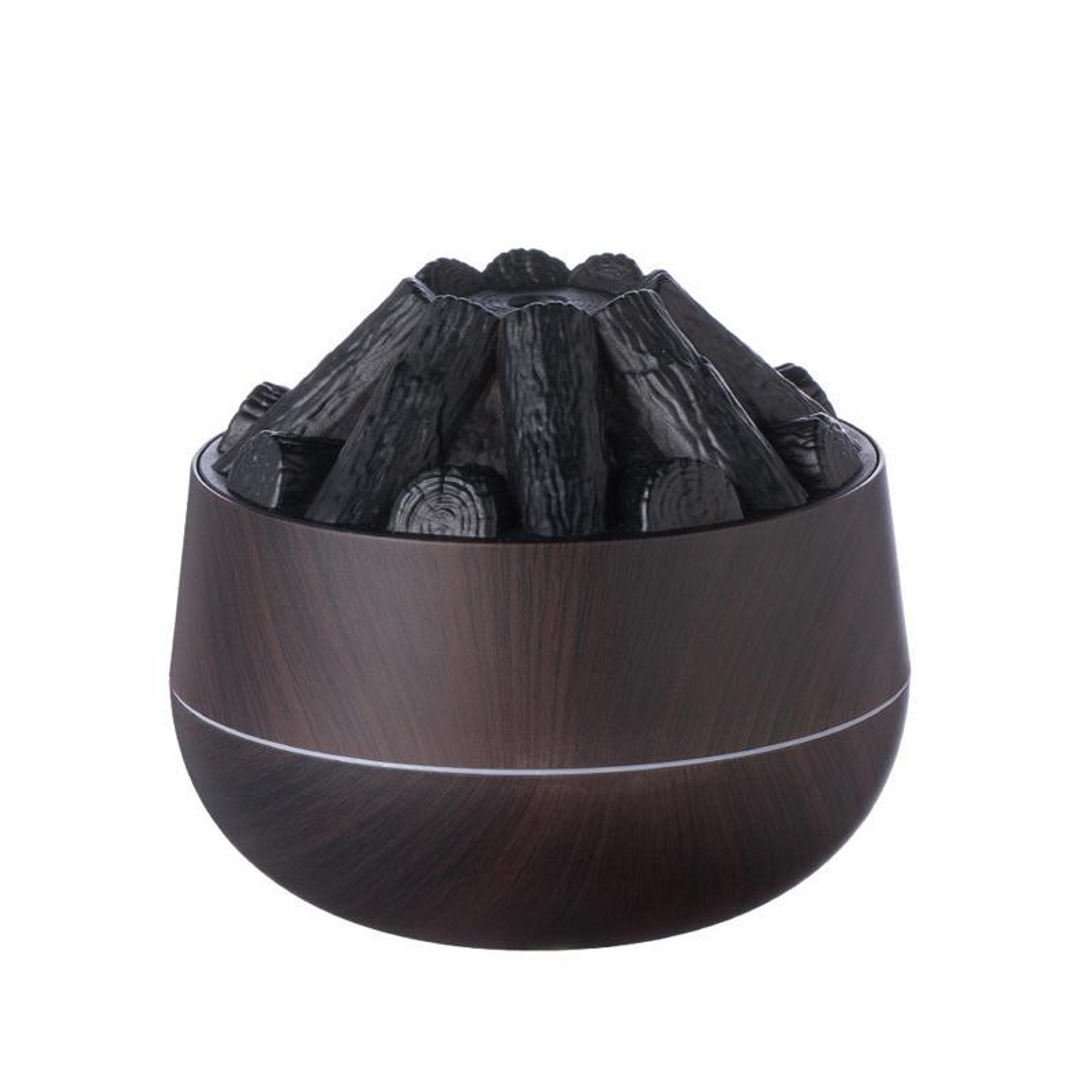 Simulated Charcoal Fire USB Humidifier Night Light With Large Mist  Flame Effect 8