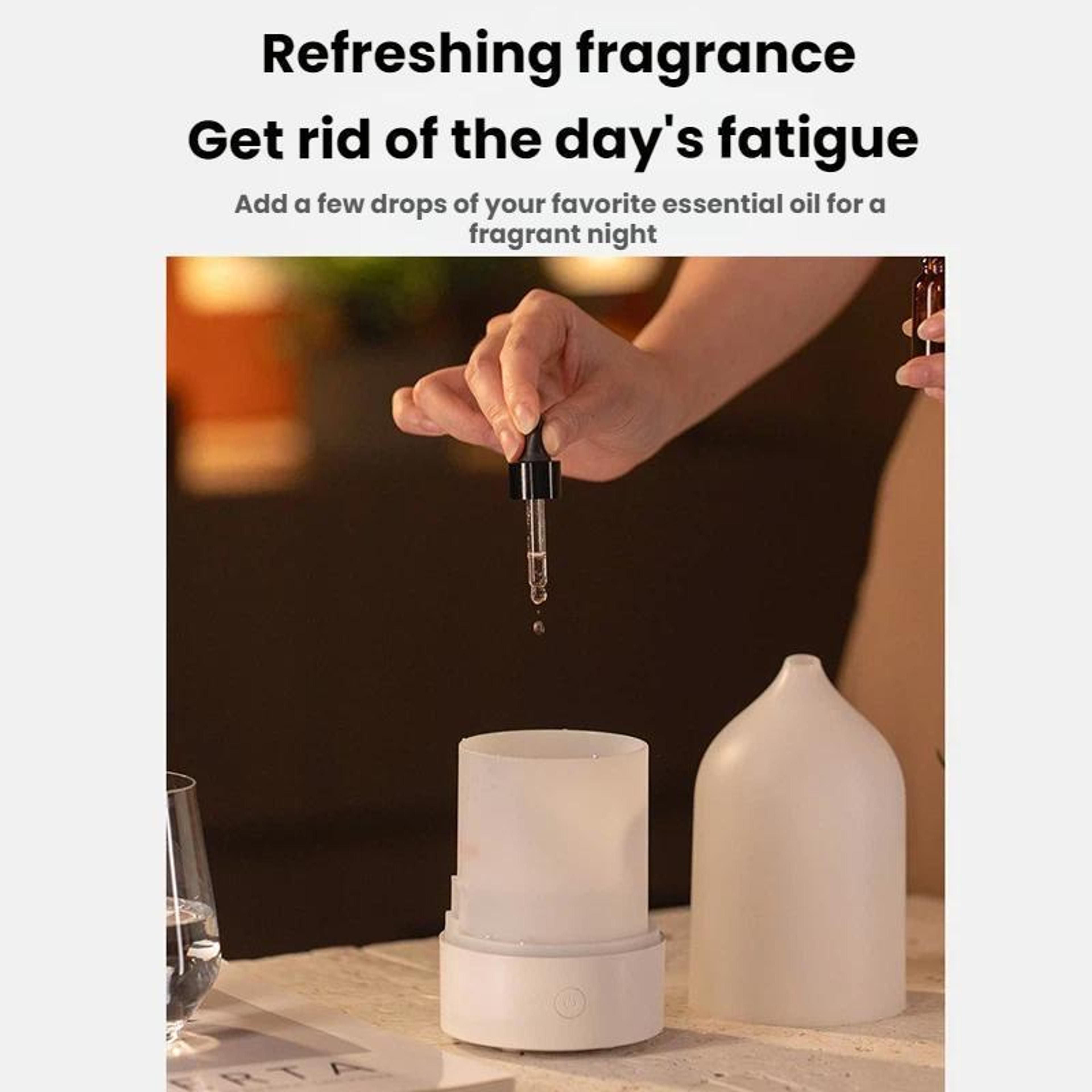 Mist Humidifier  Aromatherapy Diffuser With USB Mood Light 1