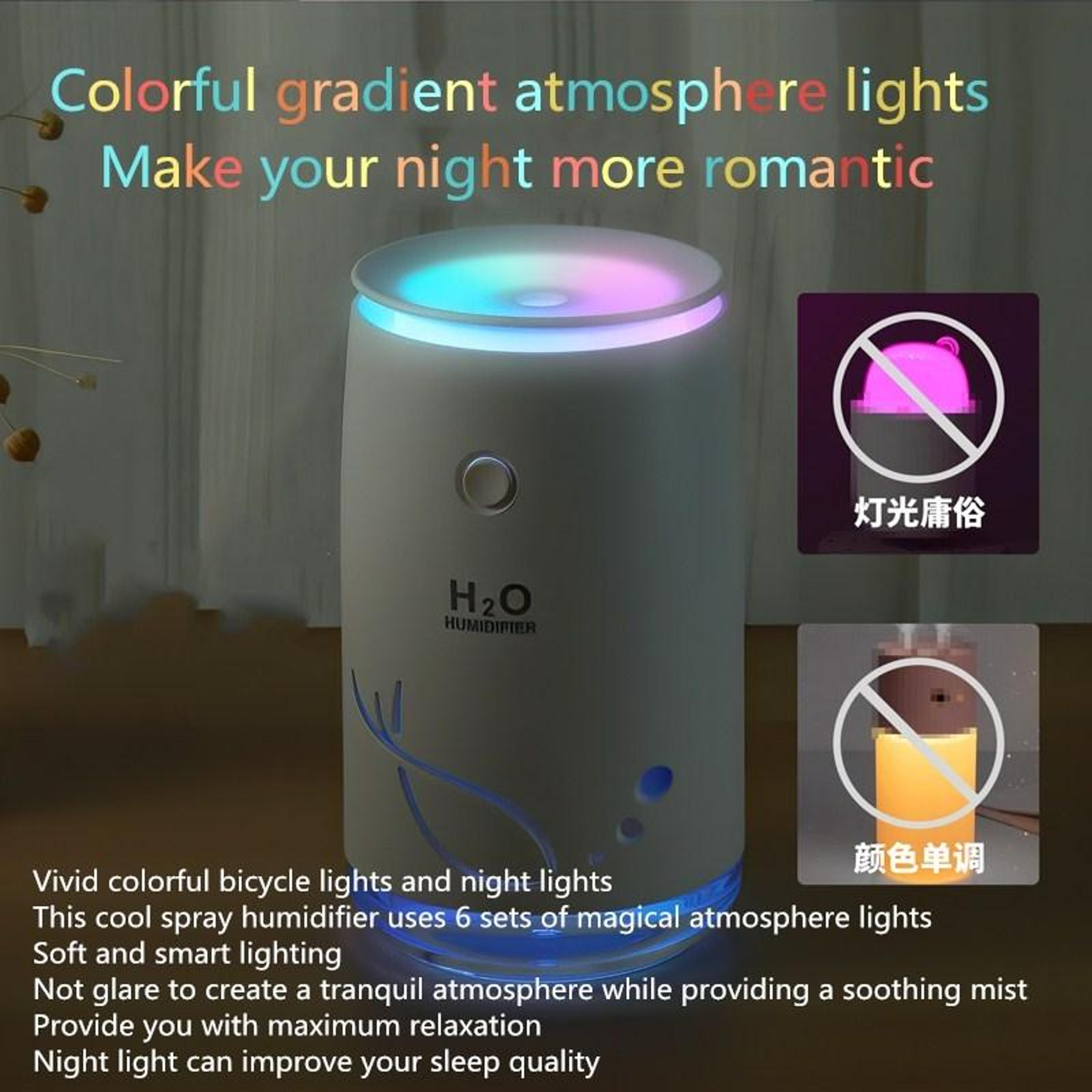 Portable Fish Pattern Mini USB Humidifier For Bedroom  Office 9