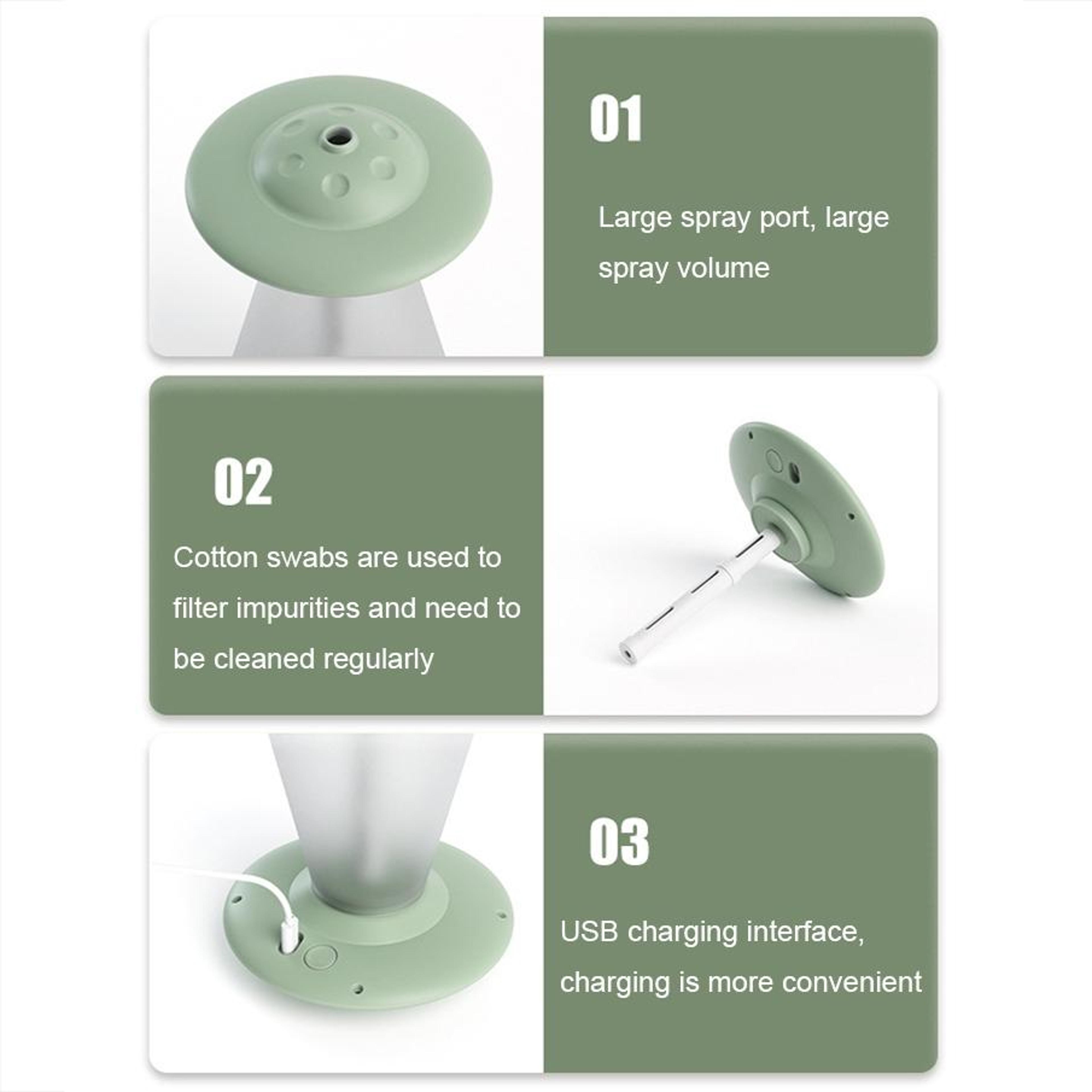 USB Night Light Humidifier Portable Air Moisturizer  Sleep Aid 5