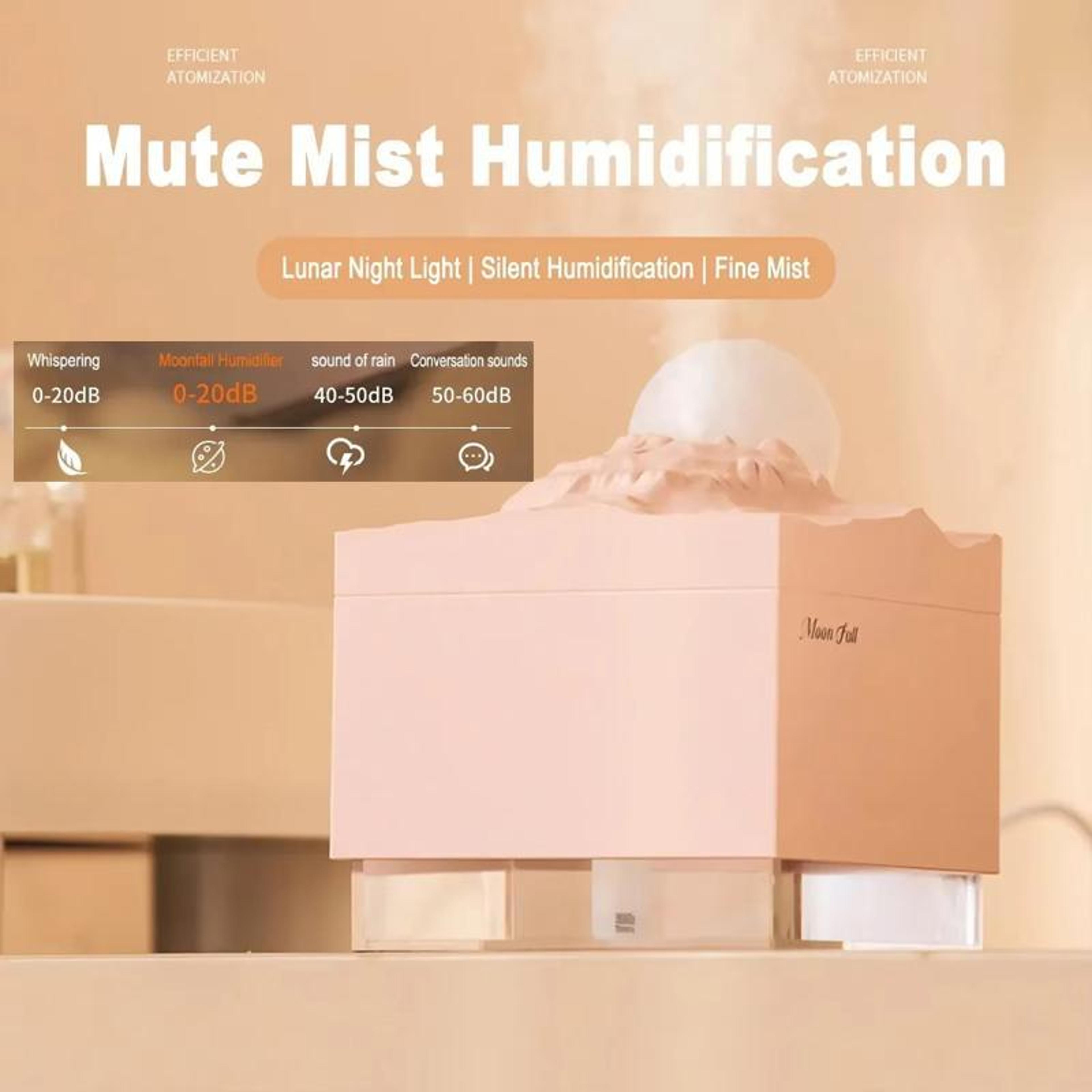 Moonfall Large Fog Humidifier  Aroma Diffuser With Night Light 3