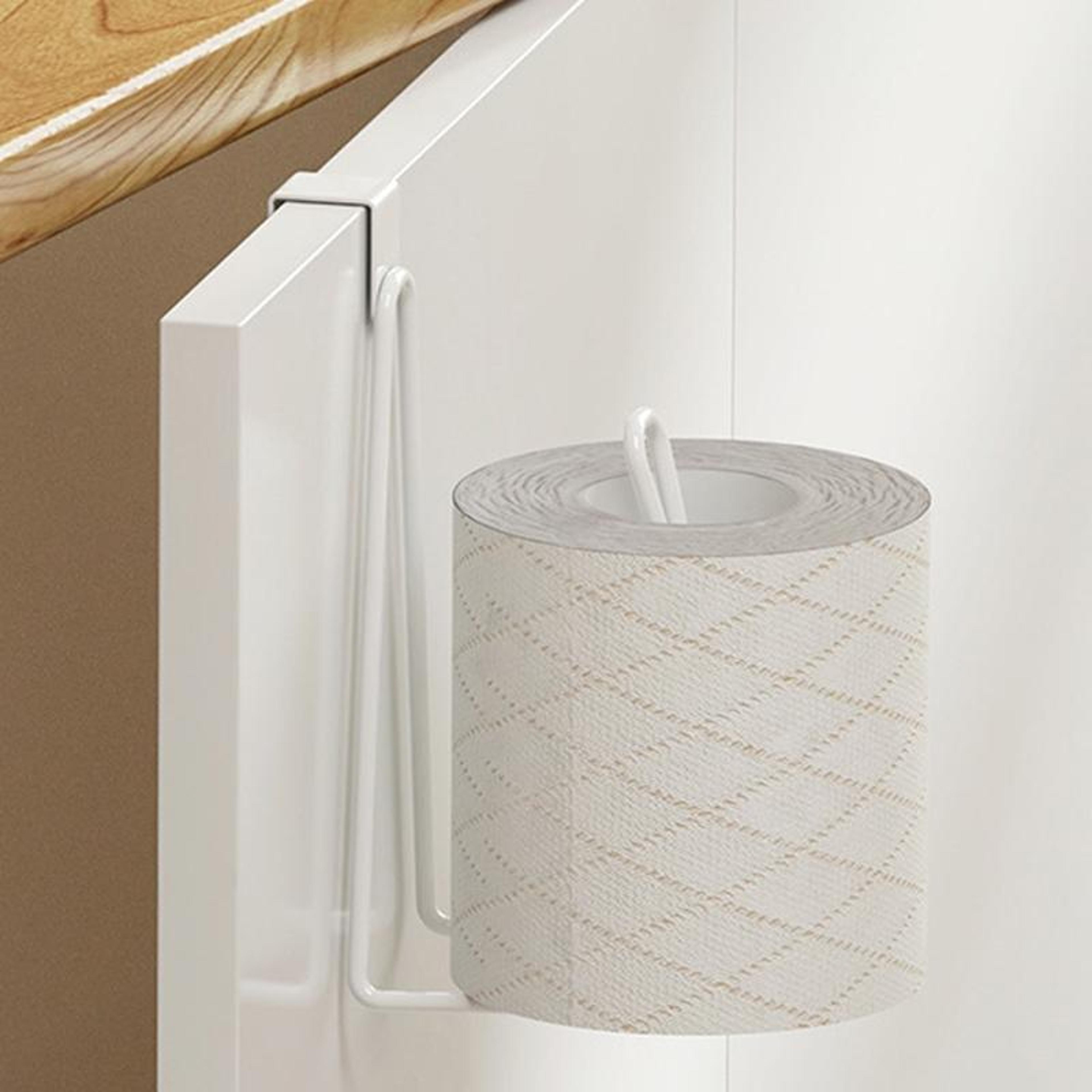 Wall Mounted Bathroom Paper Towel Rack With No Punch Hook  Shelf 0