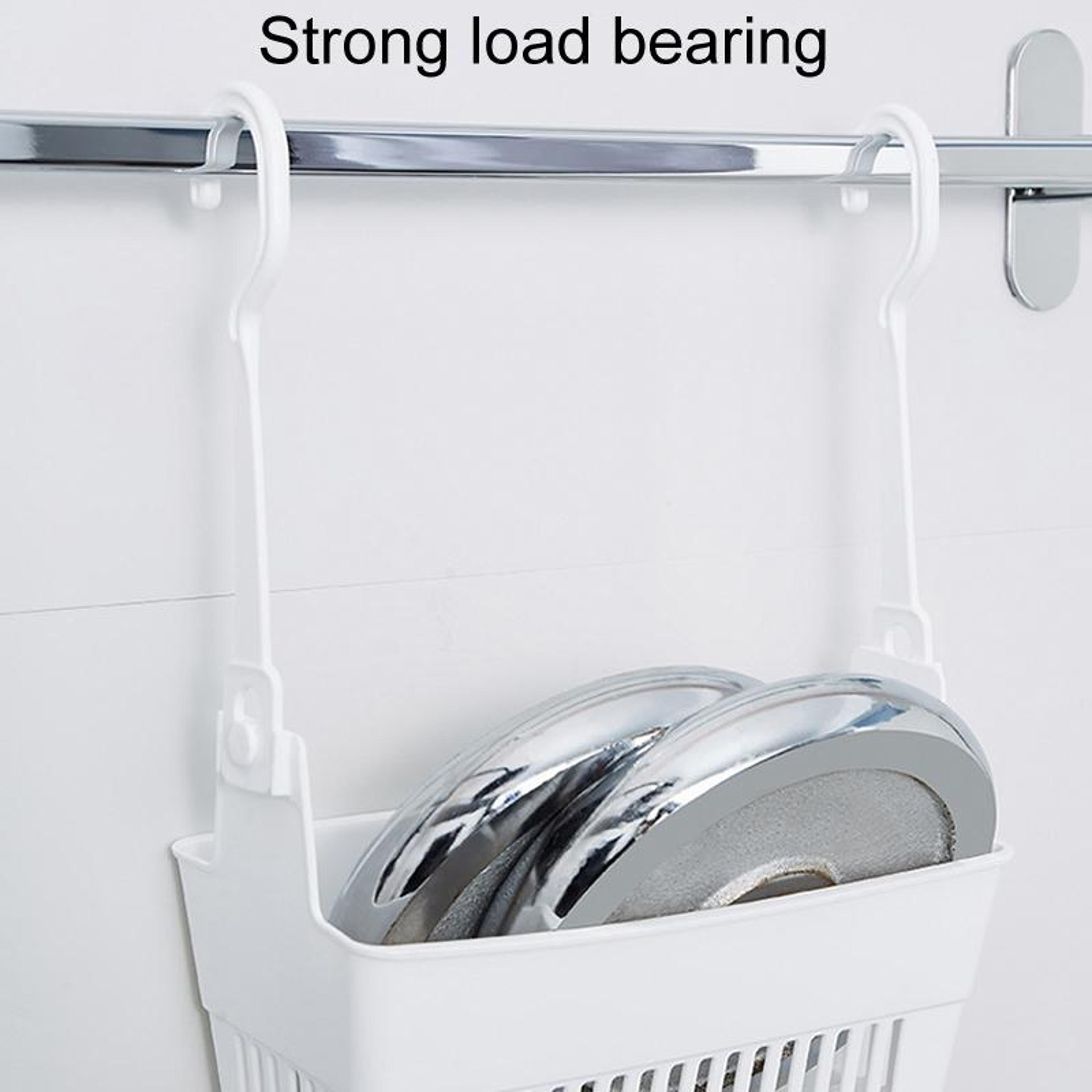 Space Saving Stackable Drainage Organizer Basket Hanging Storage Shelf For Kitchen  Bathroom 4