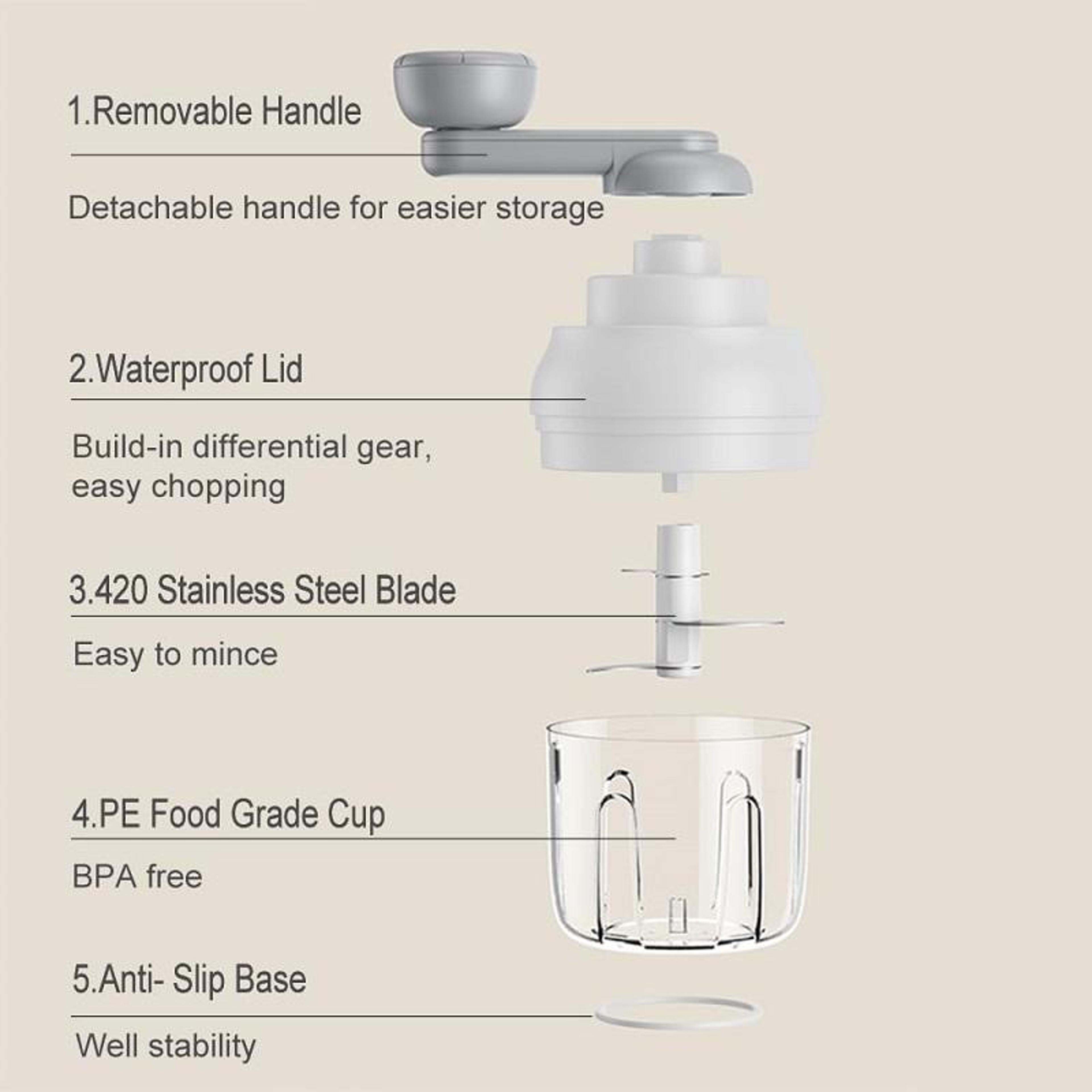Premium Kitchen Garlic  Vegetable Cutter With Easy Use Slicing And Mincing 3