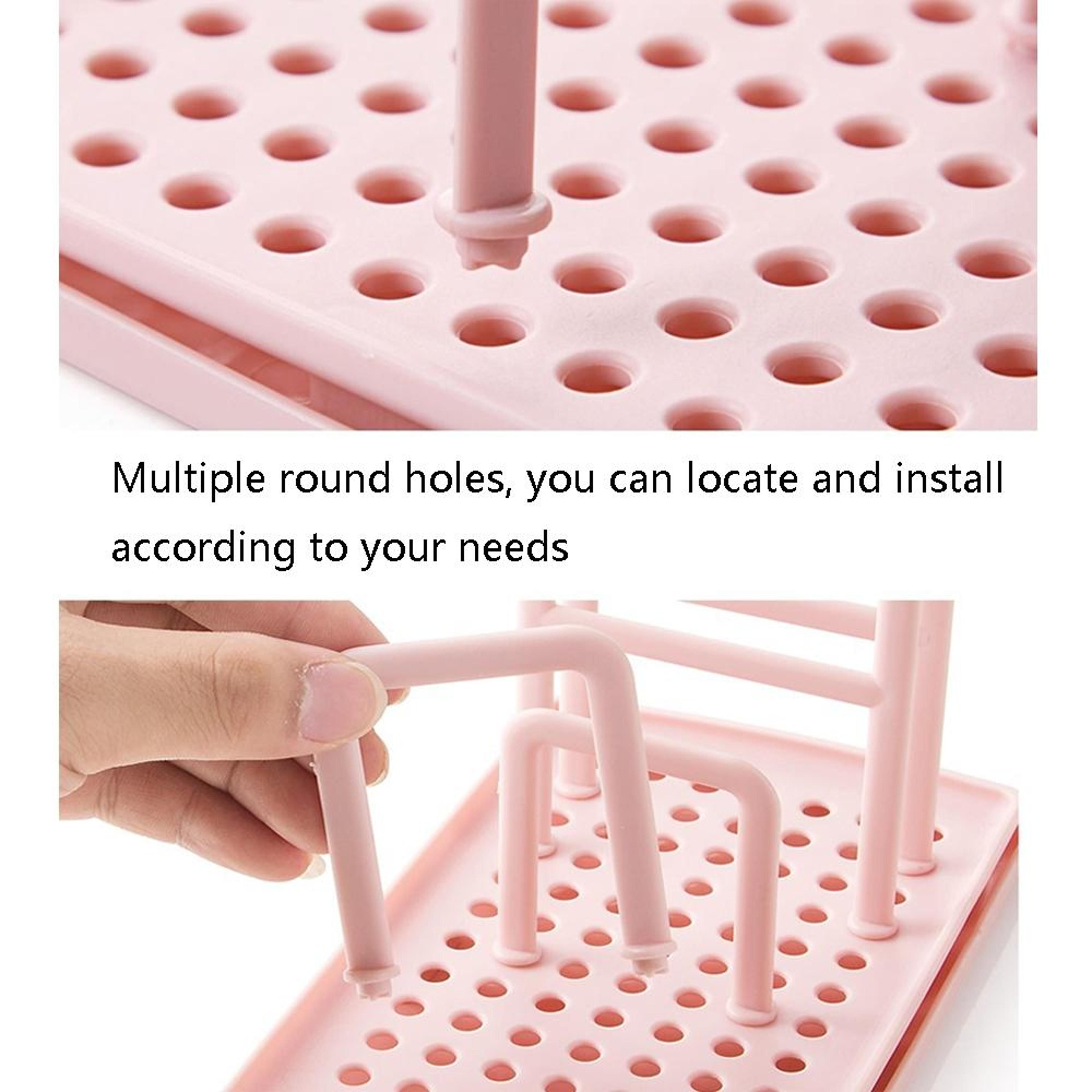 Kitchen Sponge  Dishcloth Storage Rack Double Layer Drain Organizer 2