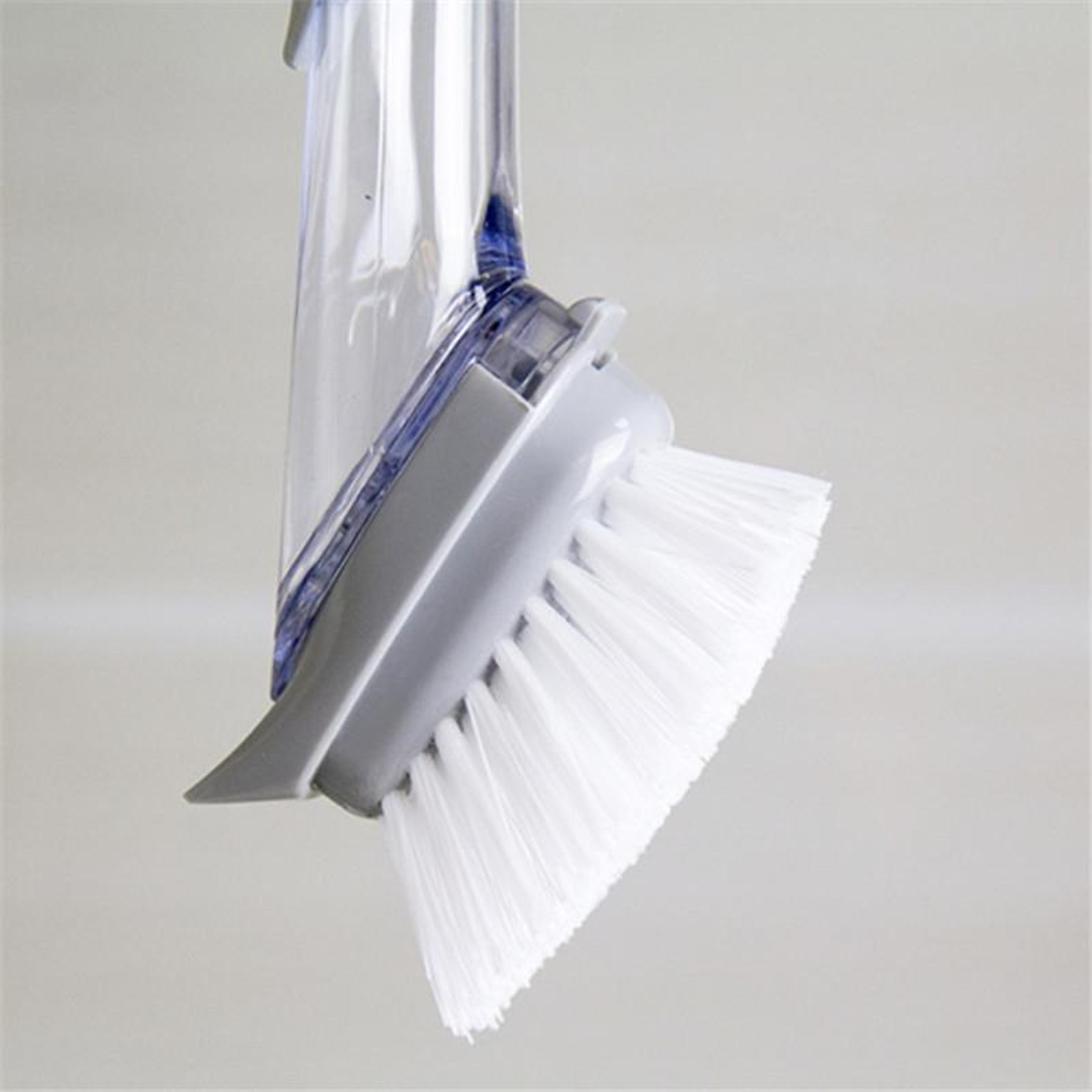 Kitchen Long Handle Automatic Liquid Filling Non Stick Pan Scrubber  Cleaning Brush 2