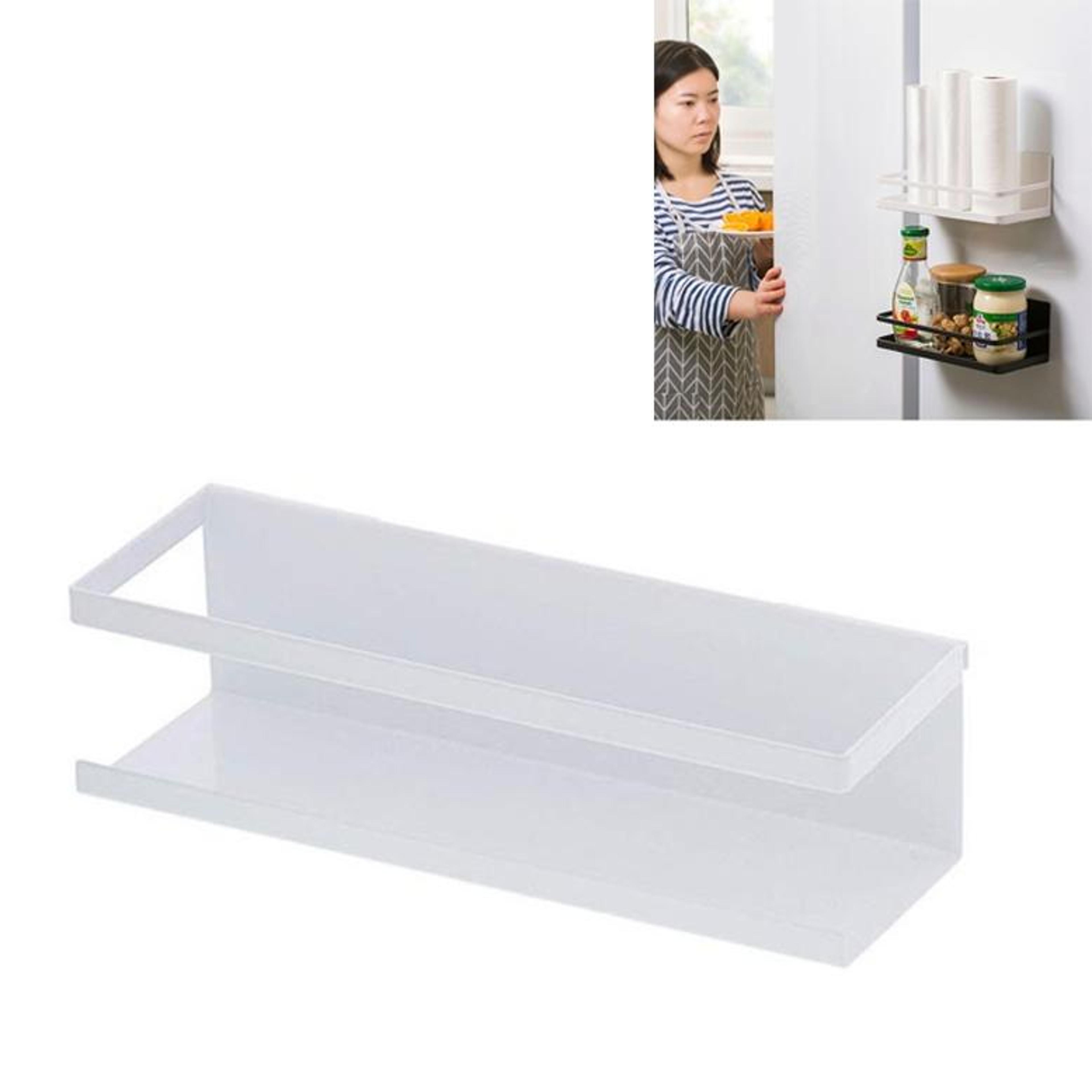 Premium Magnetic Refrigerator Side Storage Rack Space Saving Fridge Side Organizer  Magnetic Fridge 0