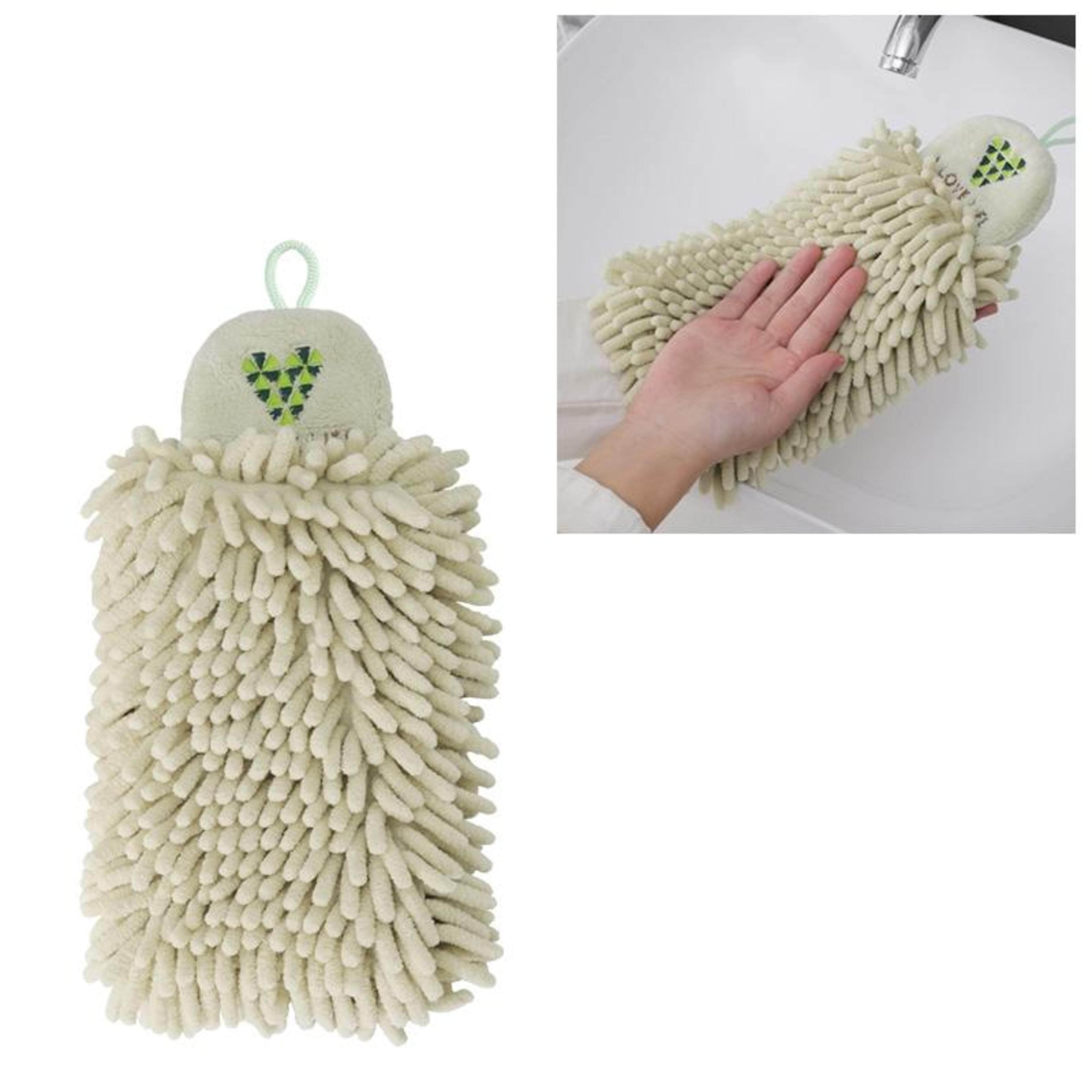 Quick Dry Cartoon Embroidered Kitchen Hand Towel Hanging Soft  Durable 11