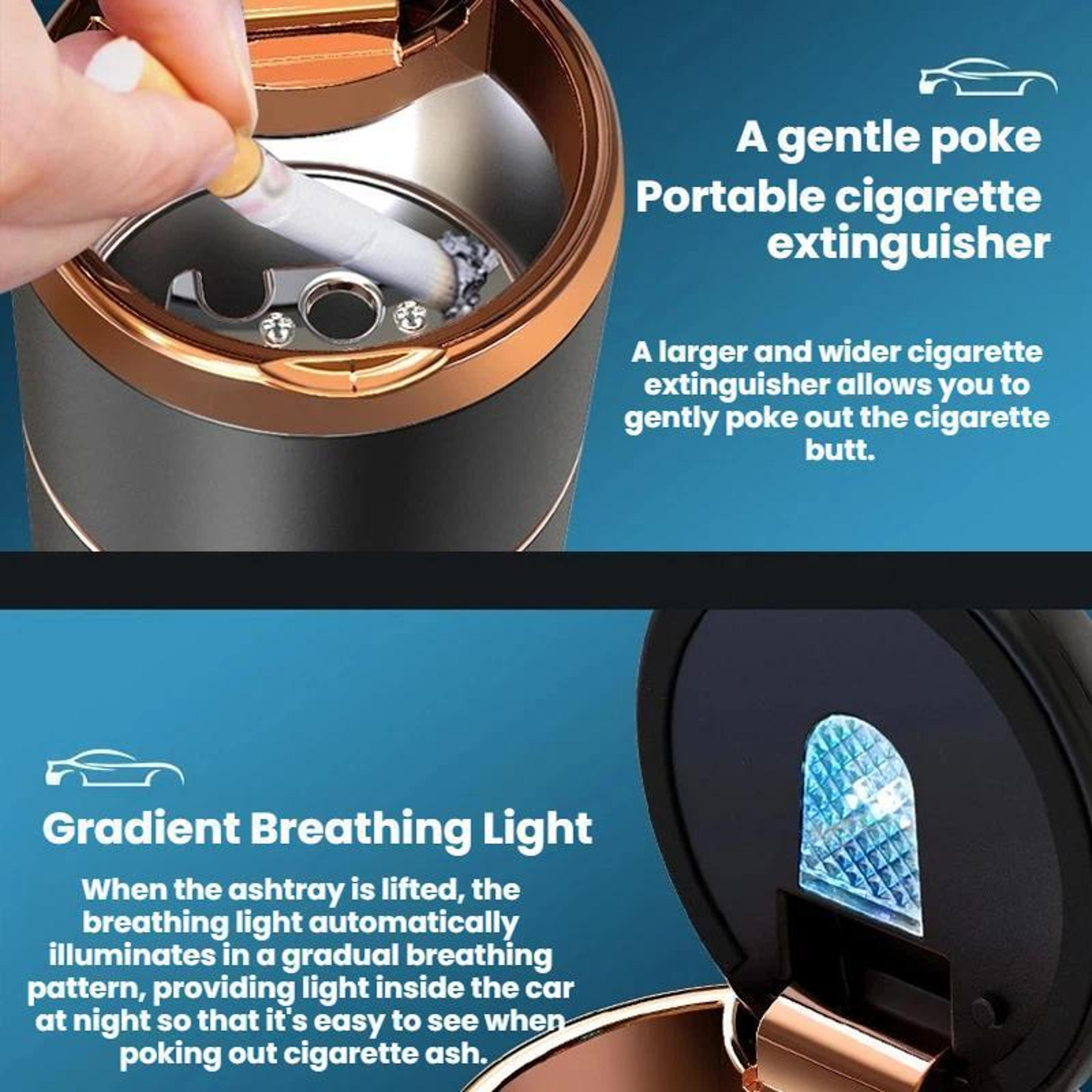 Mini Portable Vacuum Cleaner Compact Car Ashtray Vacuum  Desktop Cleaning Tool 2