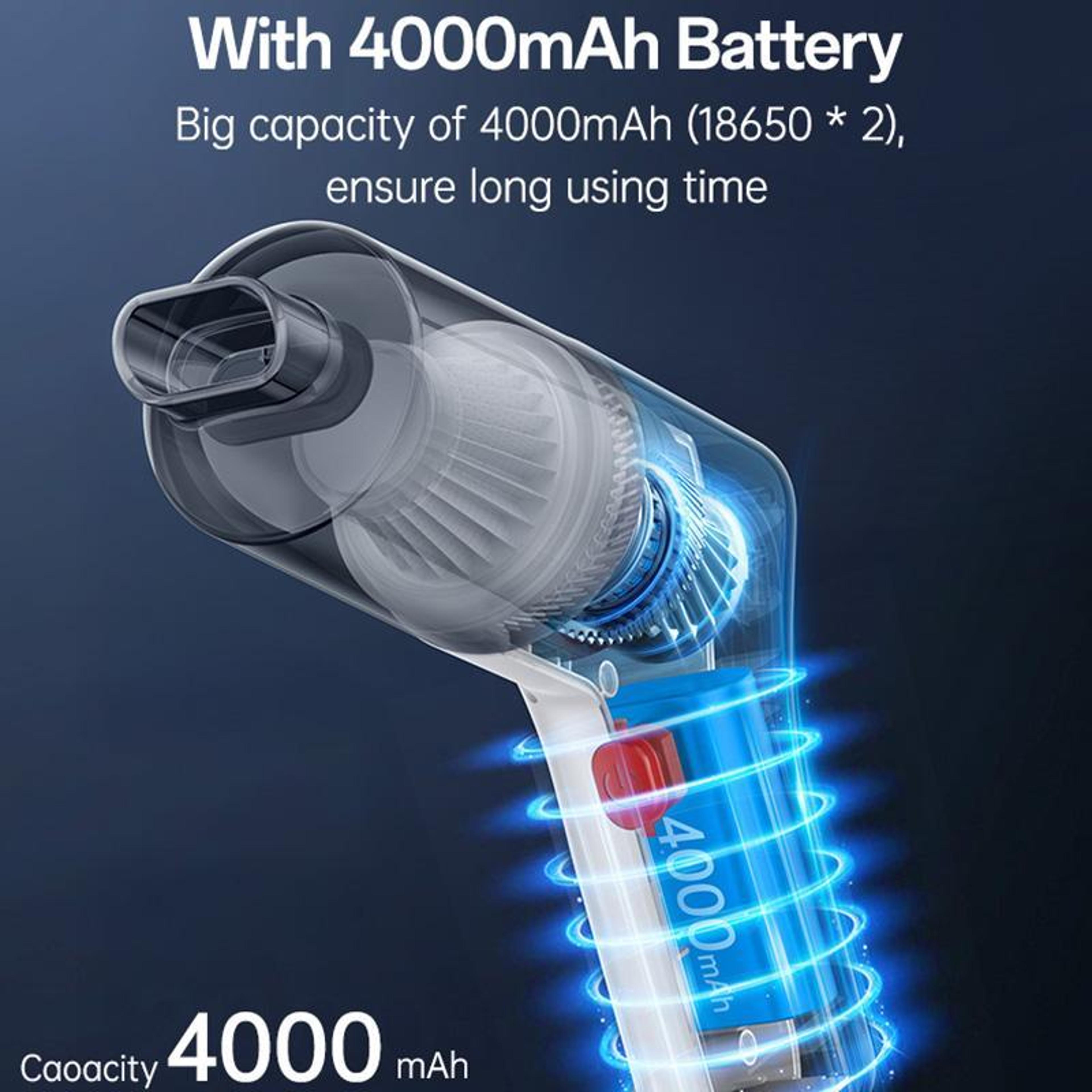 Handheld Car Vacuum Cleaner Portable  Powerful 4