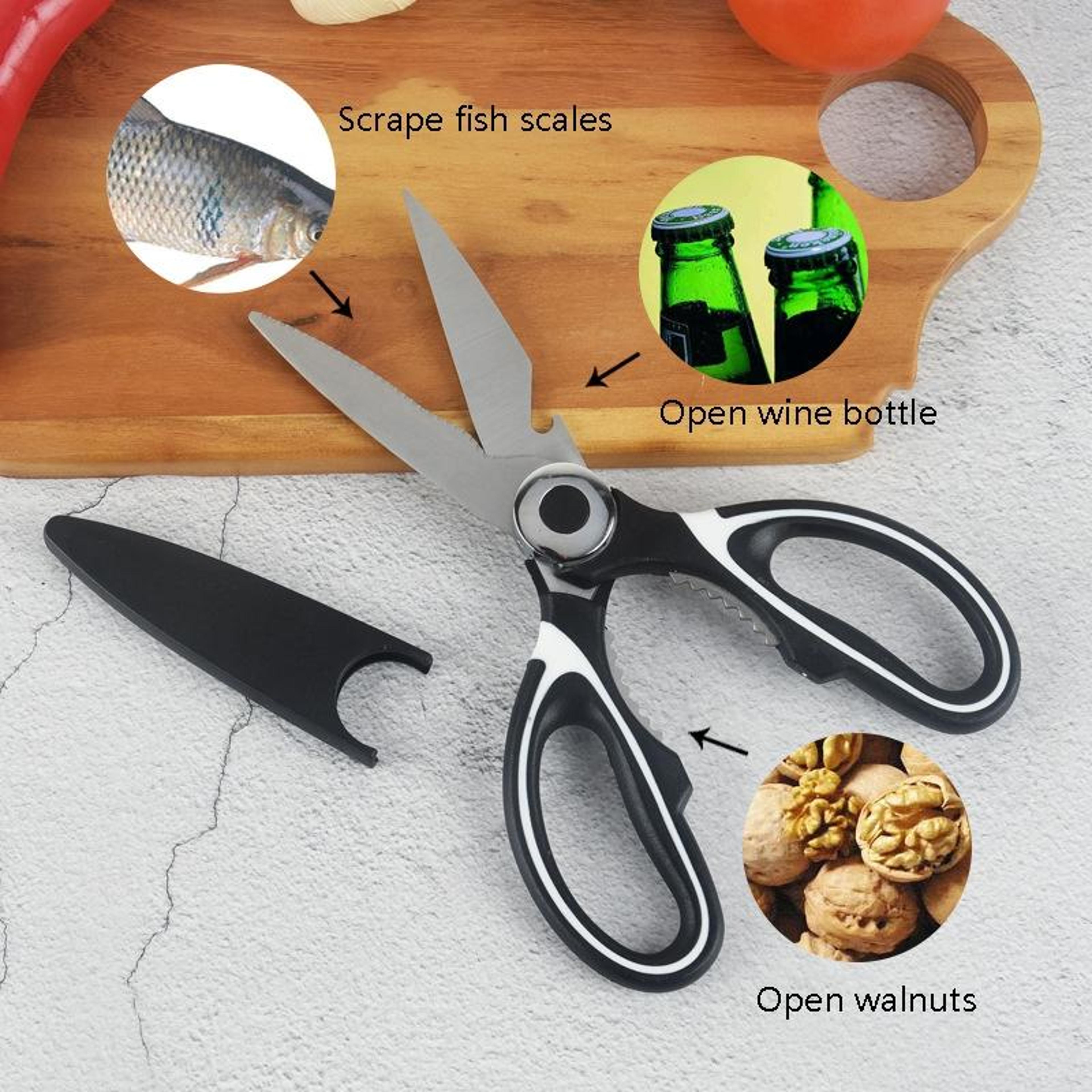 Premium Multi Function Kitchen Scissors Set Durable Stainless Steel Scissors For Home Cooking 7