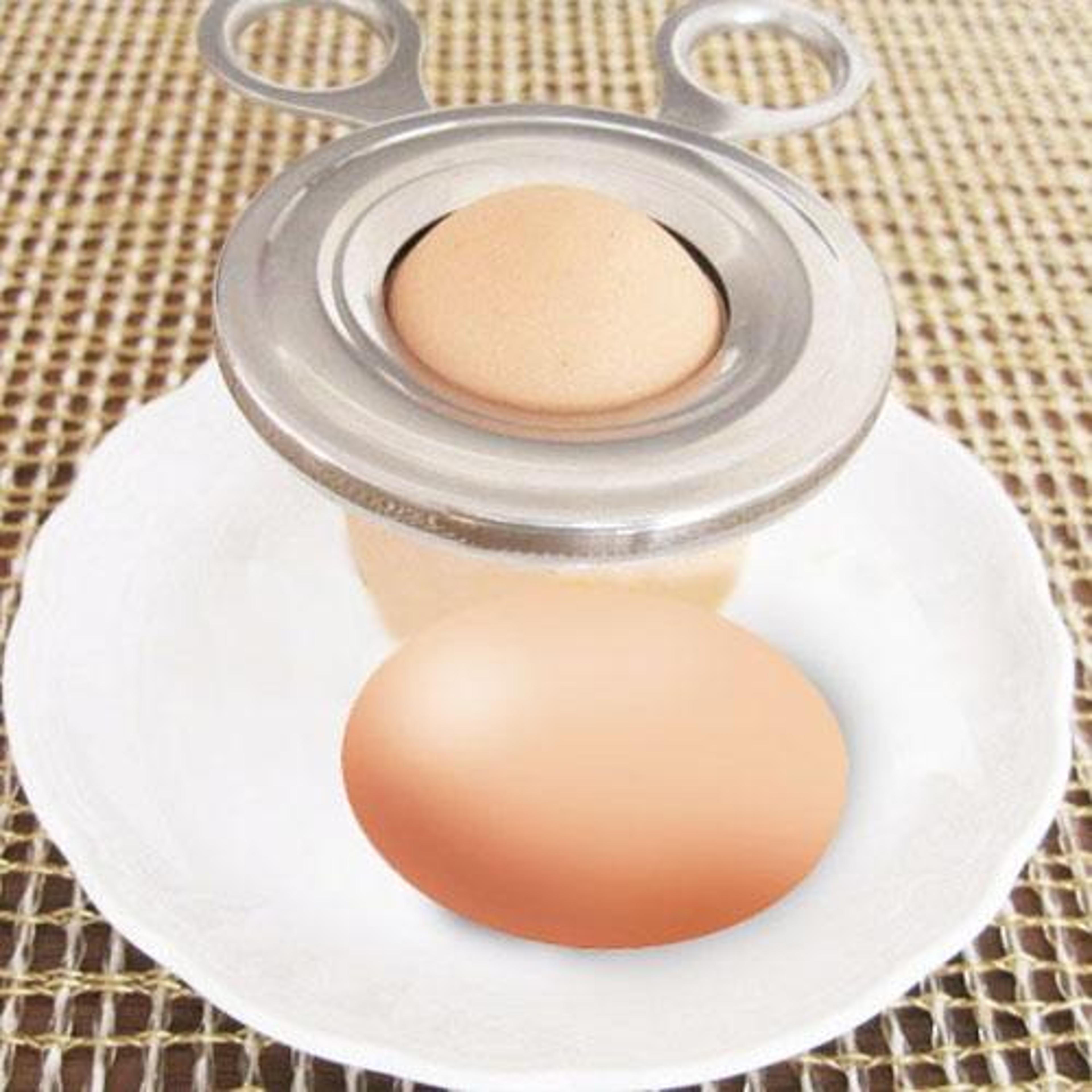 Premium Stainless Steel Boiled Egg Shell Cutter  Egg Topper Kitchen Tool 0