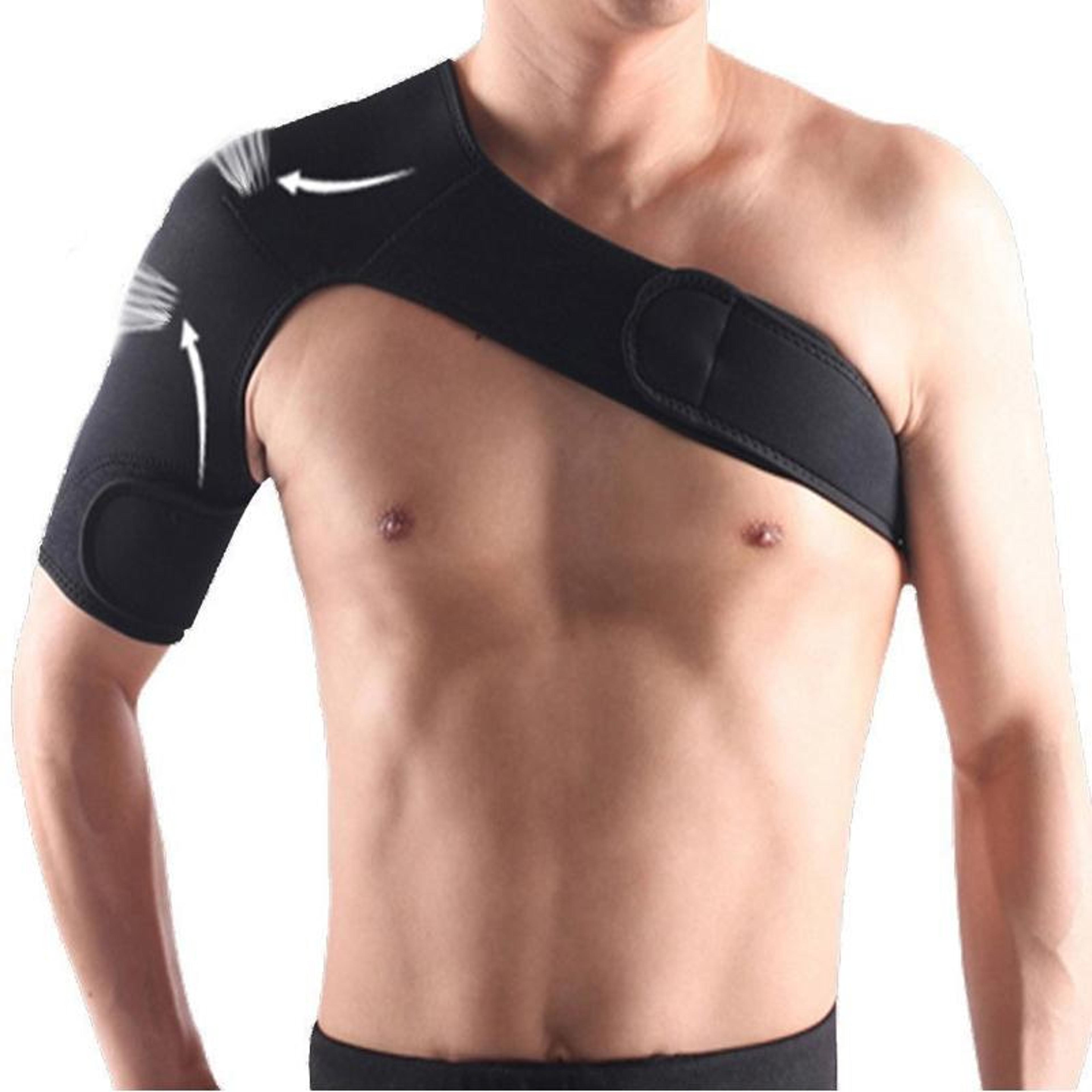 Adjustable Shoulder Support Brace For Pain Relief  Sports Compression 1