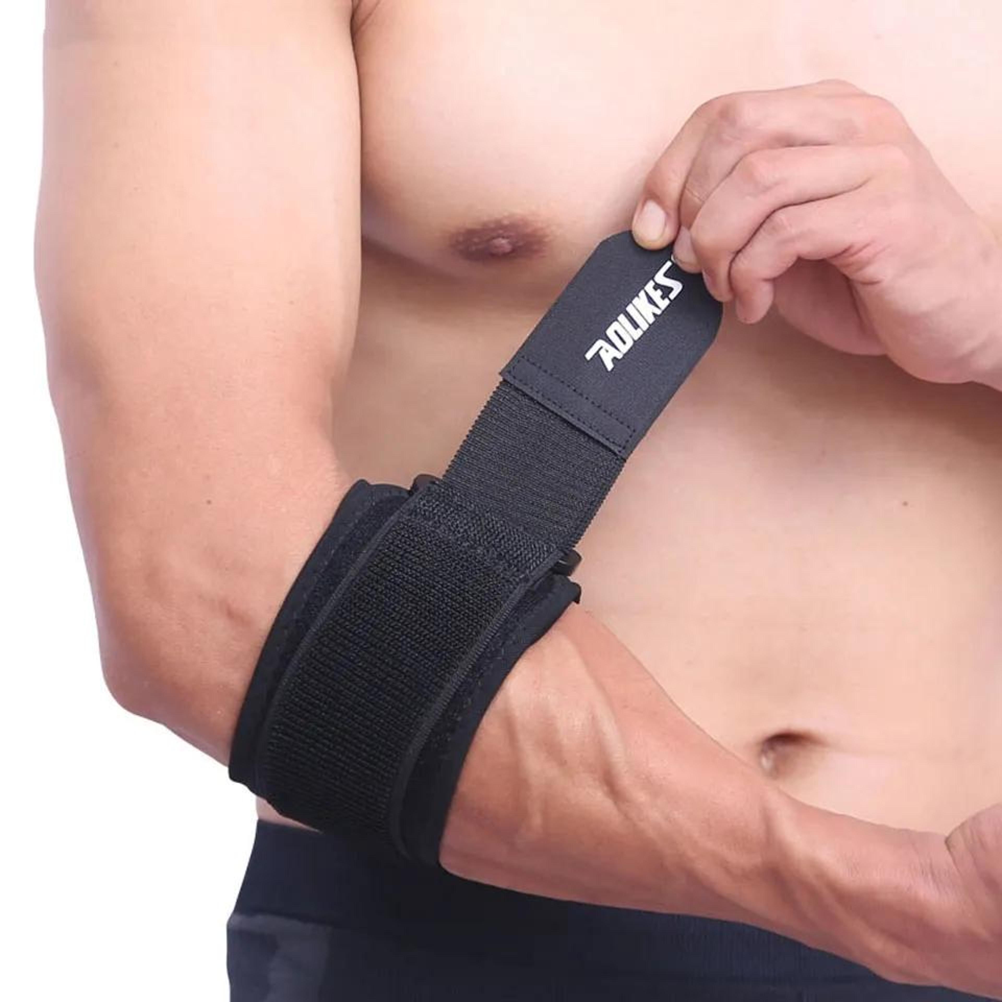 Adjustable Tennis Elbow Support Brace With Forearm Compression Sleeve 11