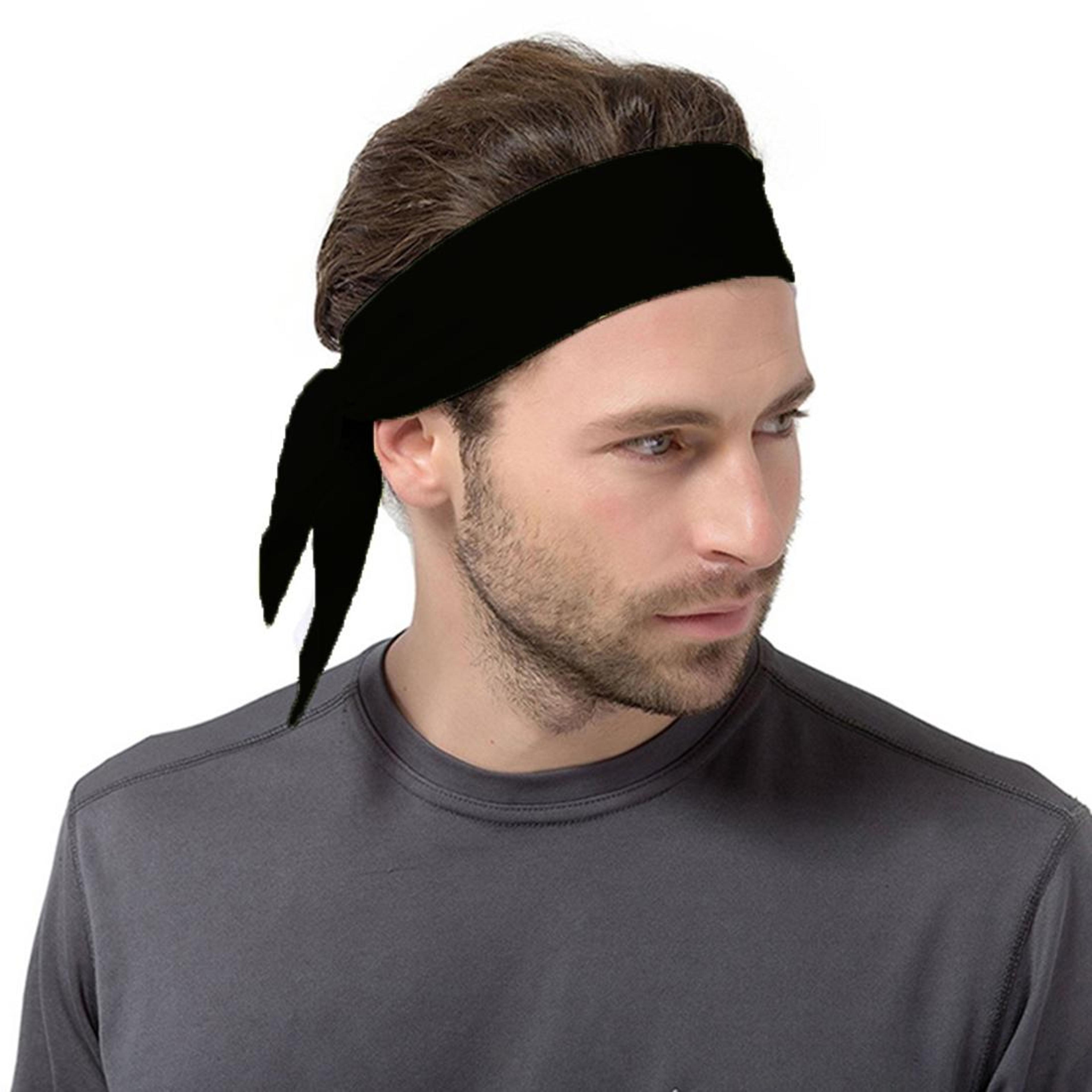 Unisex Sweat Wicking Yoga  Gym Headband Bandana Wrap 6