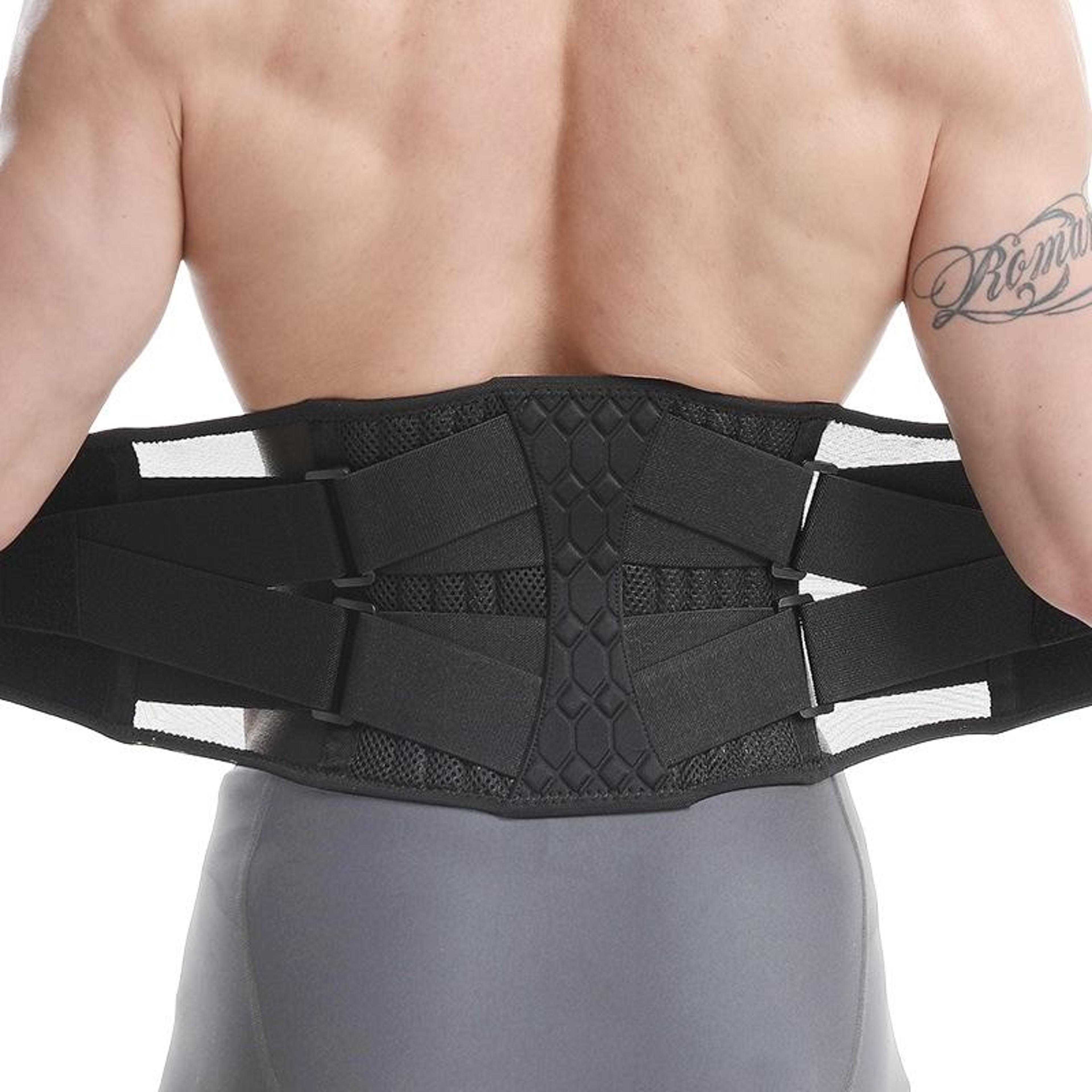 Mens Steel Plate Weightlifting Belt For Squats  Abdominal Support 2