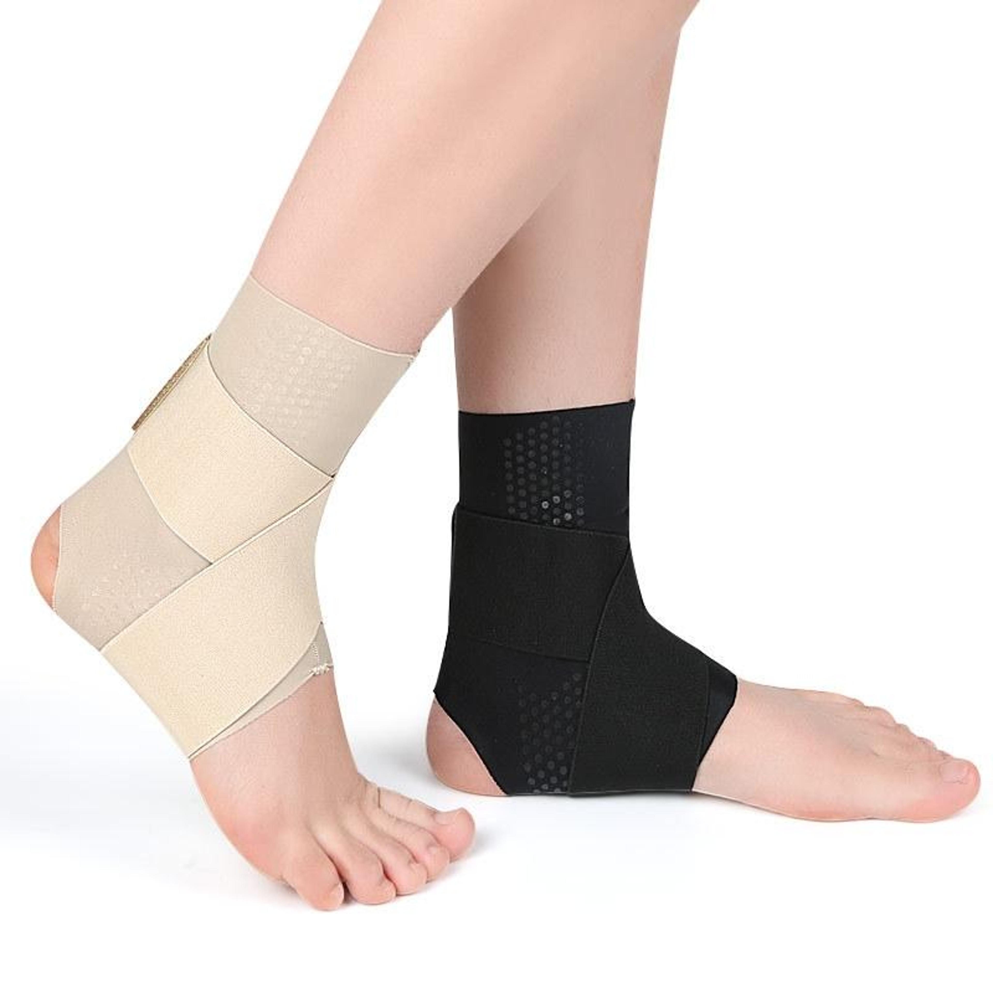 Thin Anti Slip Compression Ankle Brace For Sports  Injury Support 0