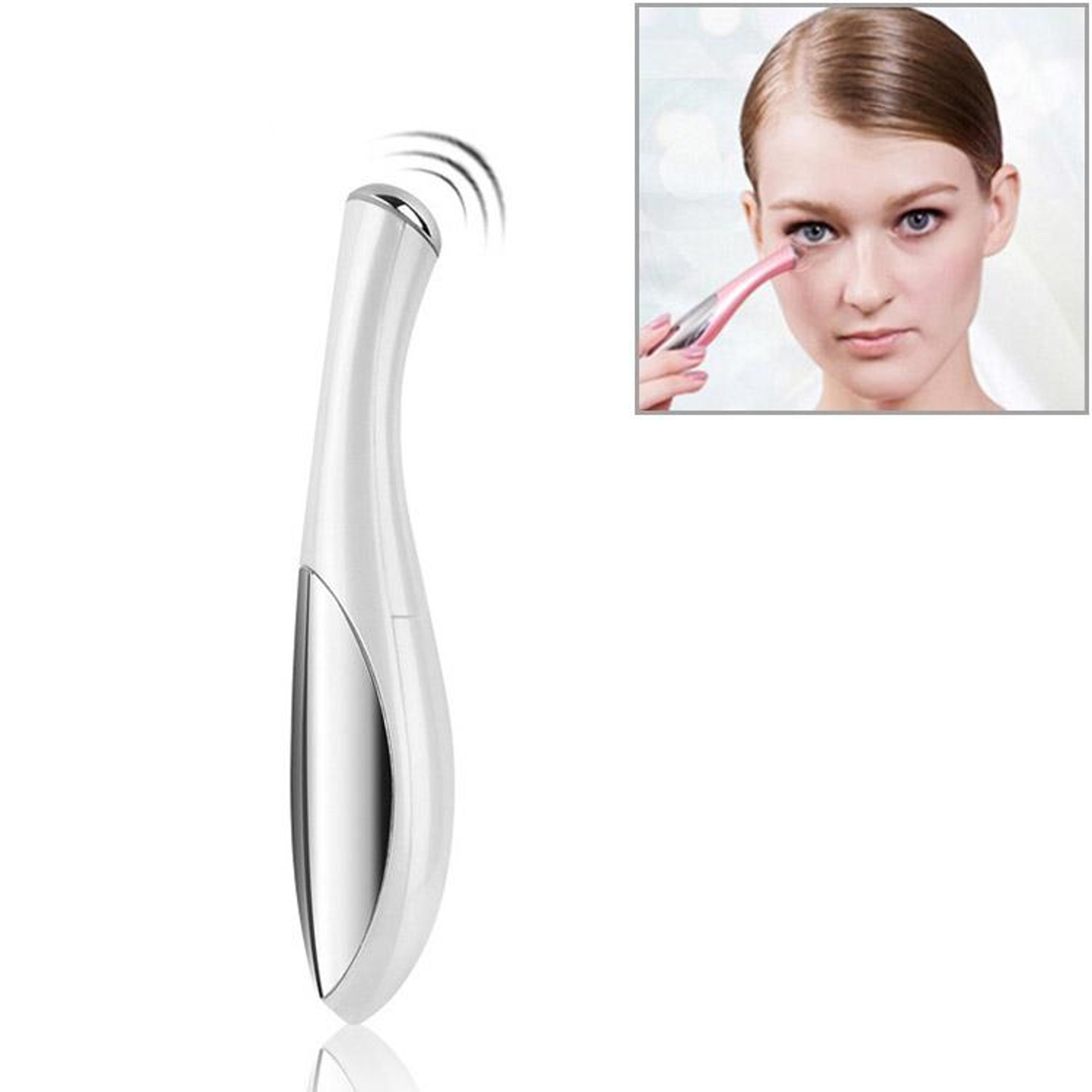 Ion Vibration Eye Massager Pen For Under Eye Puffiness Dark Circles  Fine Lines 10