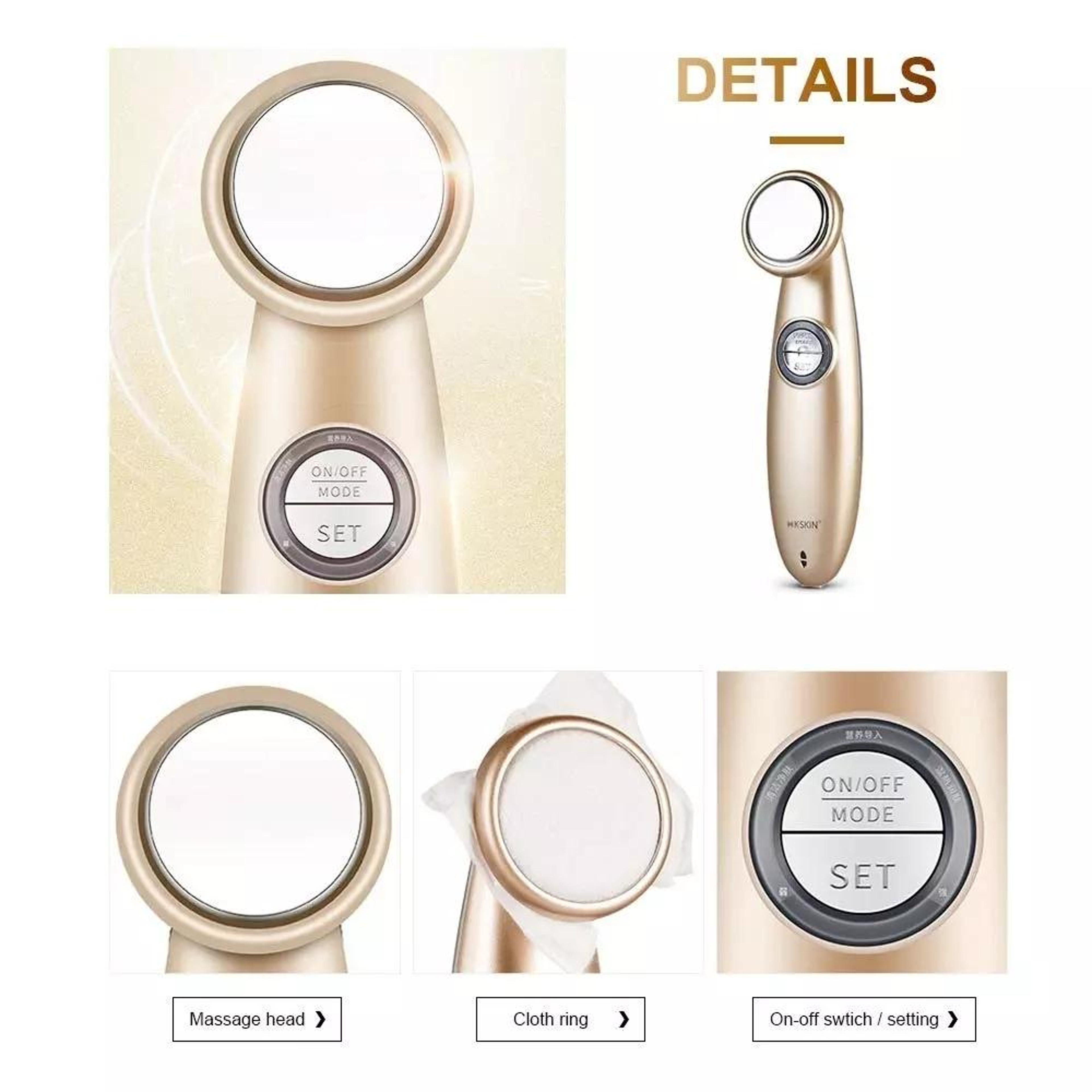 Microcurrent Facial Device  Face Cleansing Massager 5