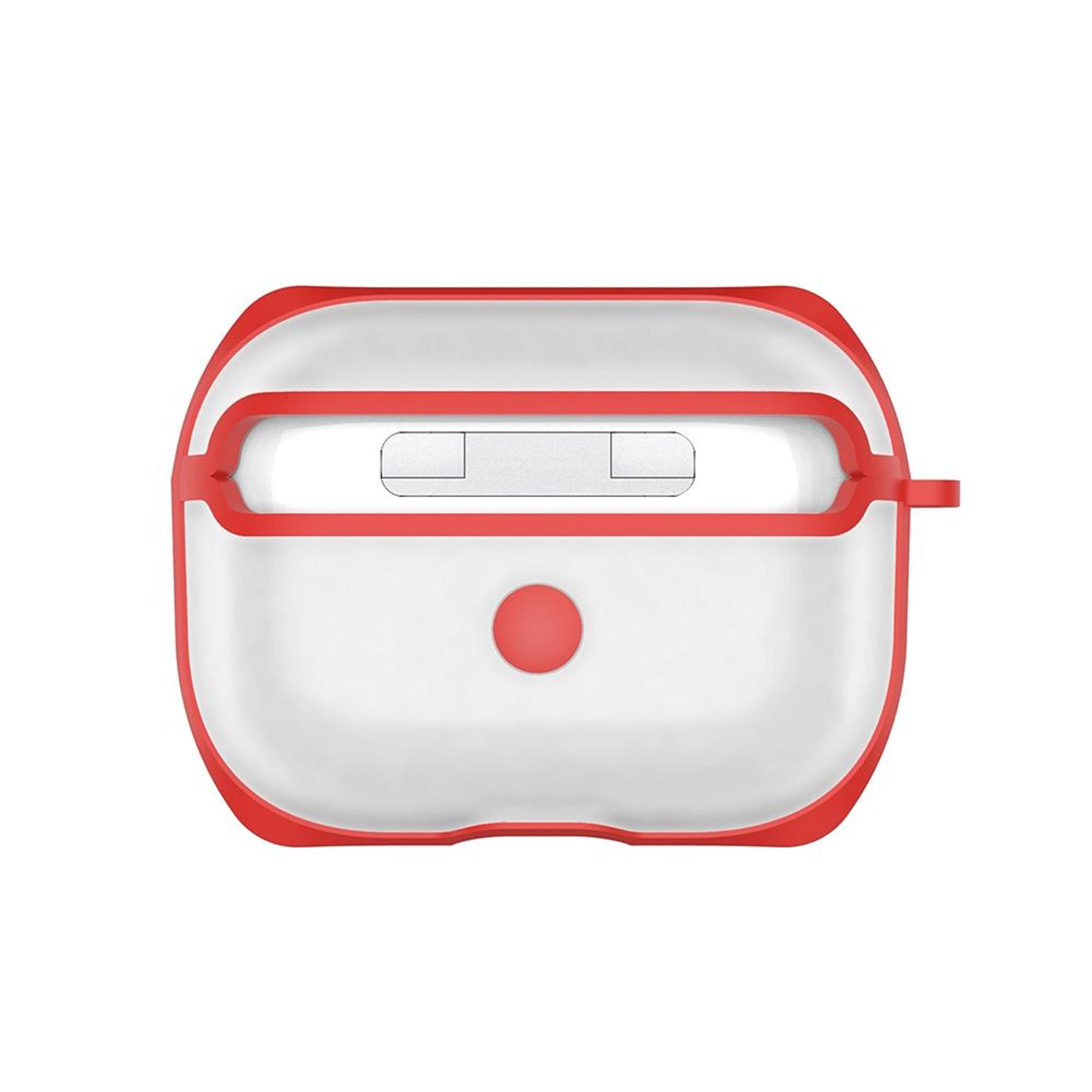 Transparent AirPods Pro Case With Hook Shockproof PC TPU Cover For Wireless Charging 5