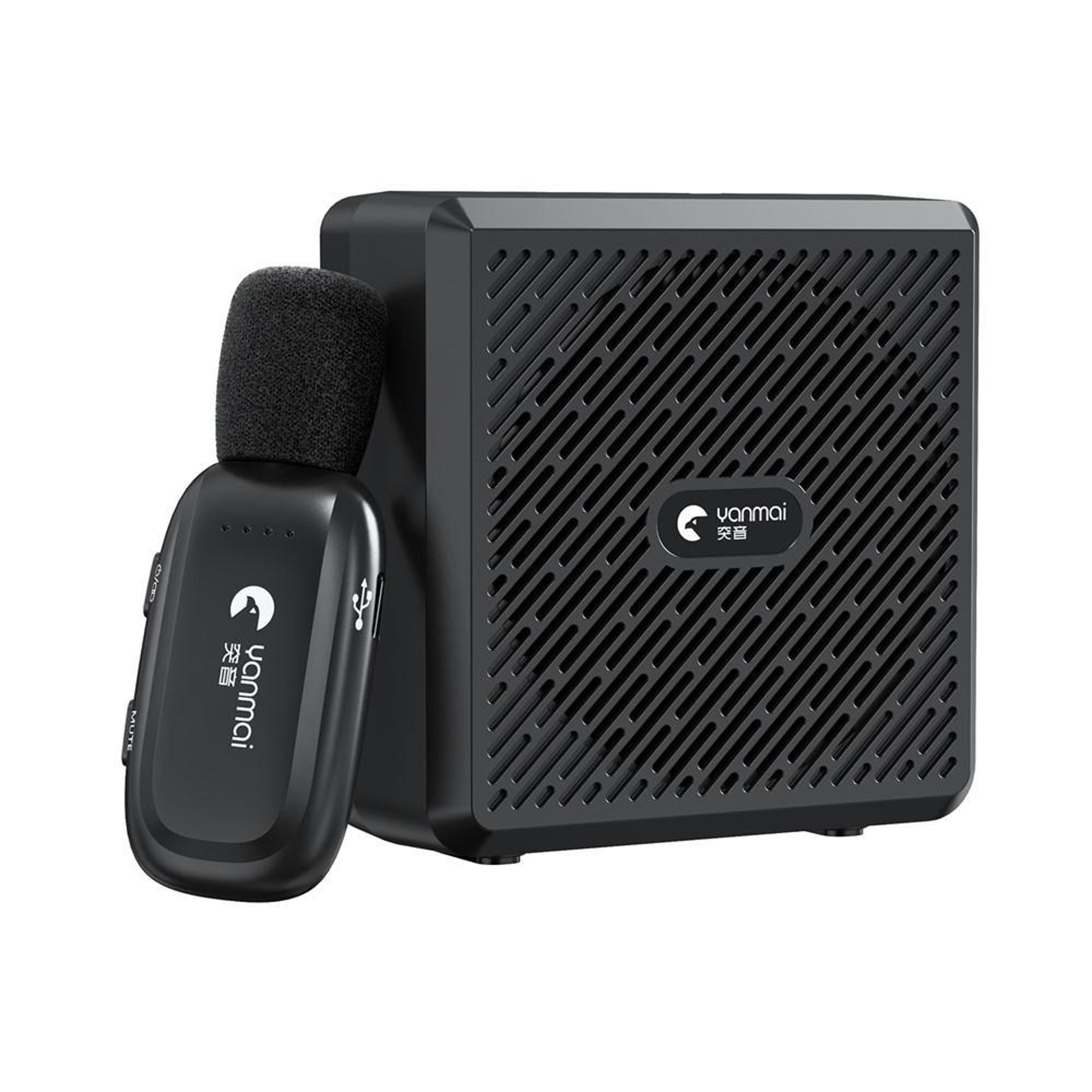 wireless bluetooth voice amplifier lapel microphone for teaching & training