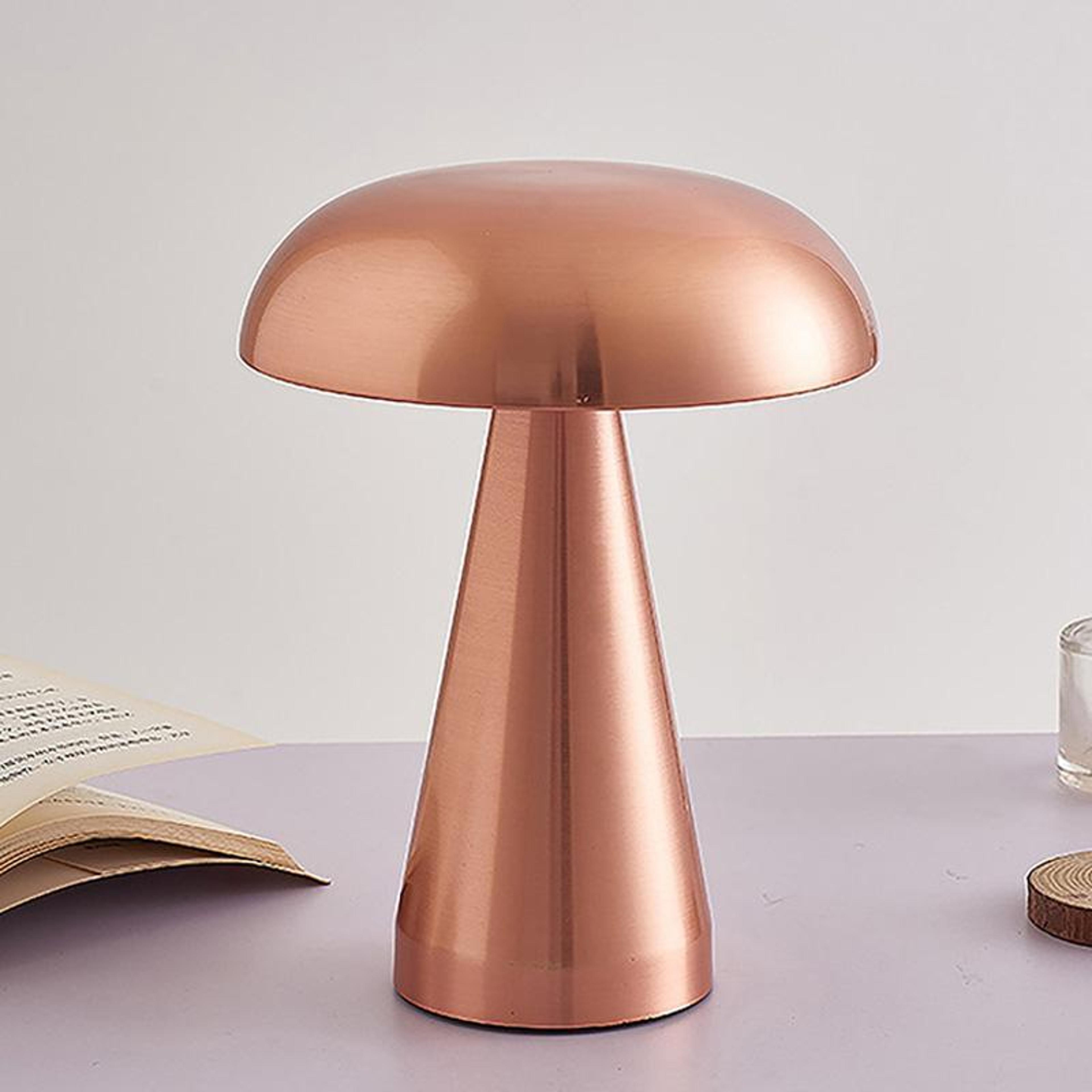 Rechargeable Mushroom Table Lamp Dimmable Bedside  Bar Light 9