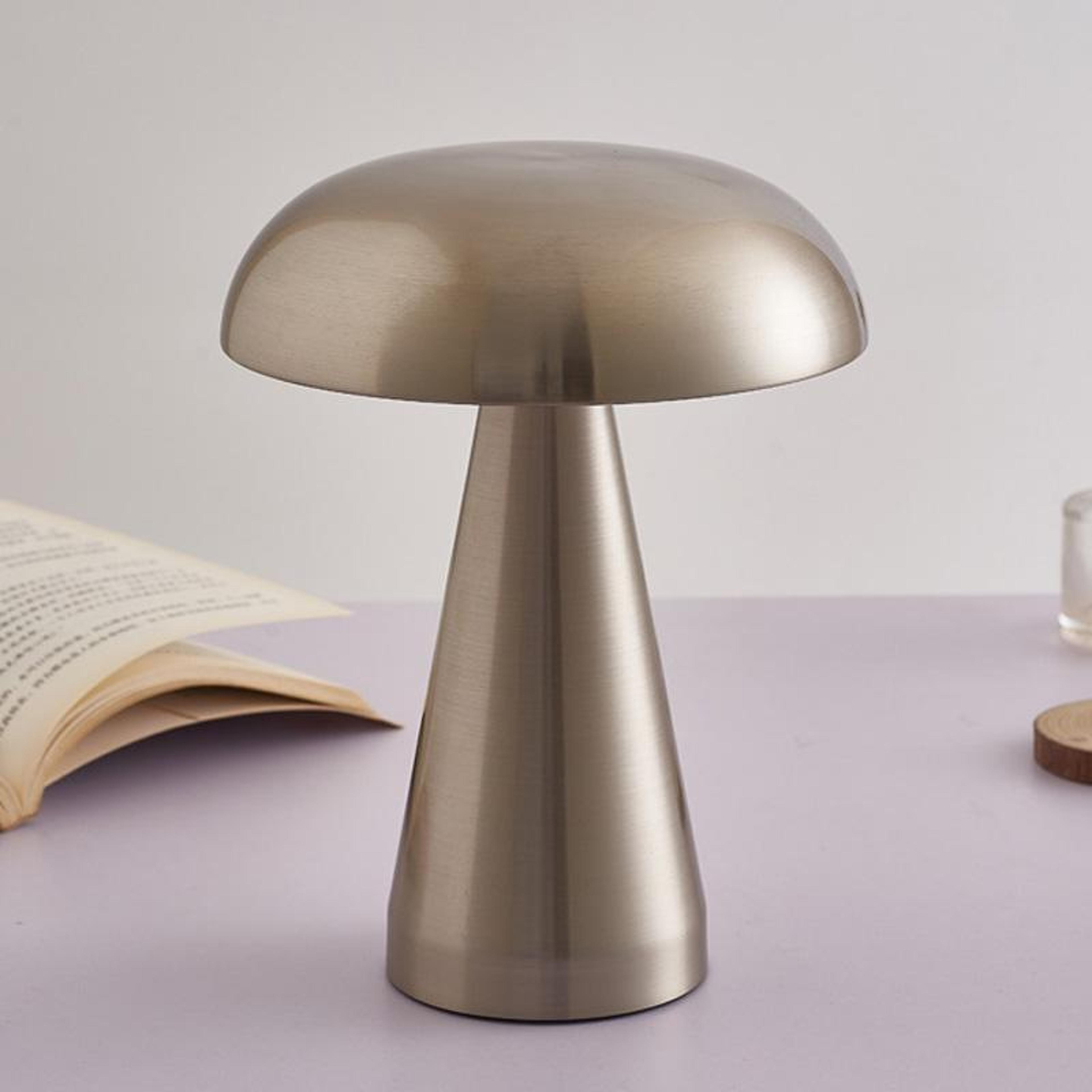 Rechargeable Mushroom Table Lamp Dimmable Bedside  Bar Light 10