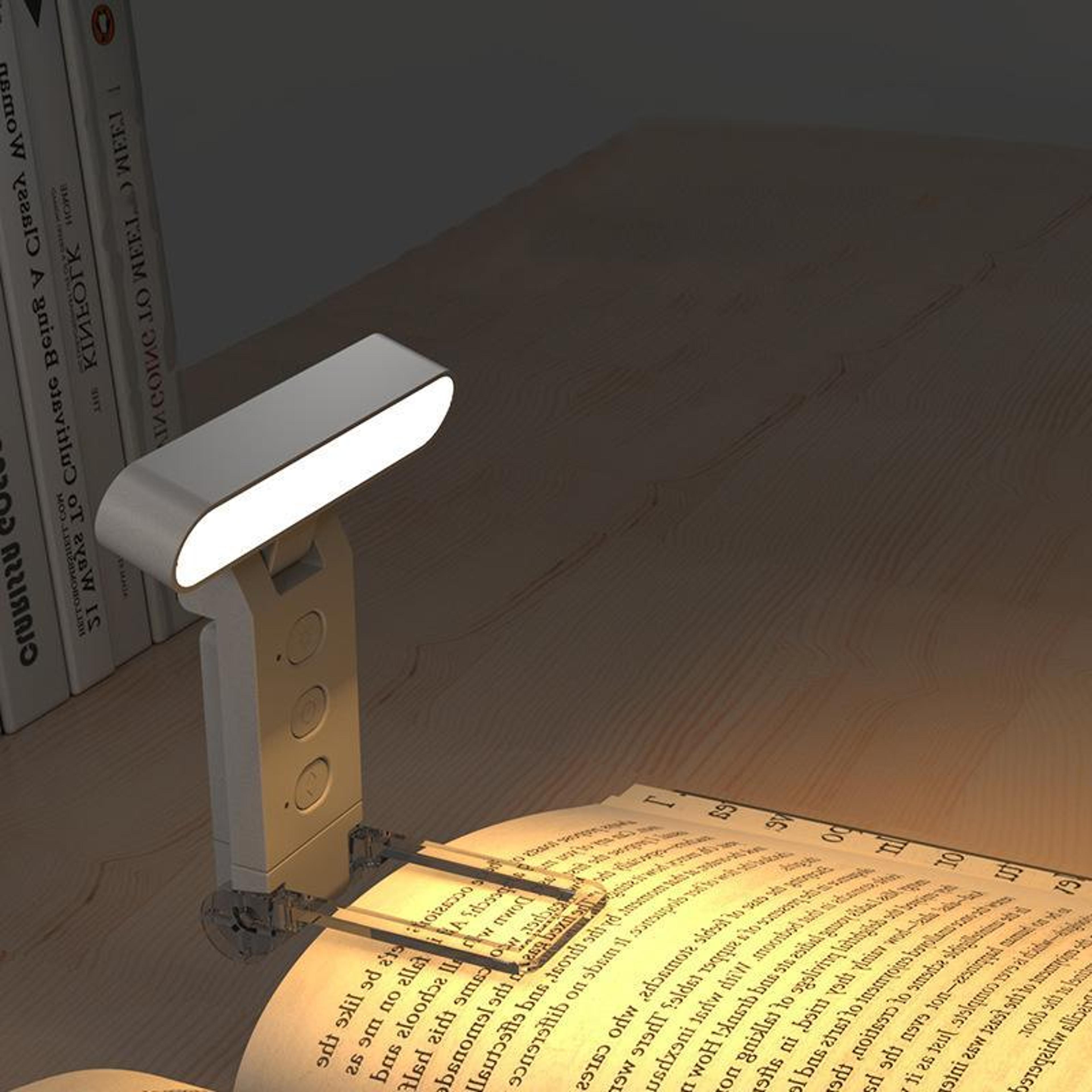 USB Rechargeable Clip Reading Light Adjustable LED Book Lamp For Bed  Travel 7