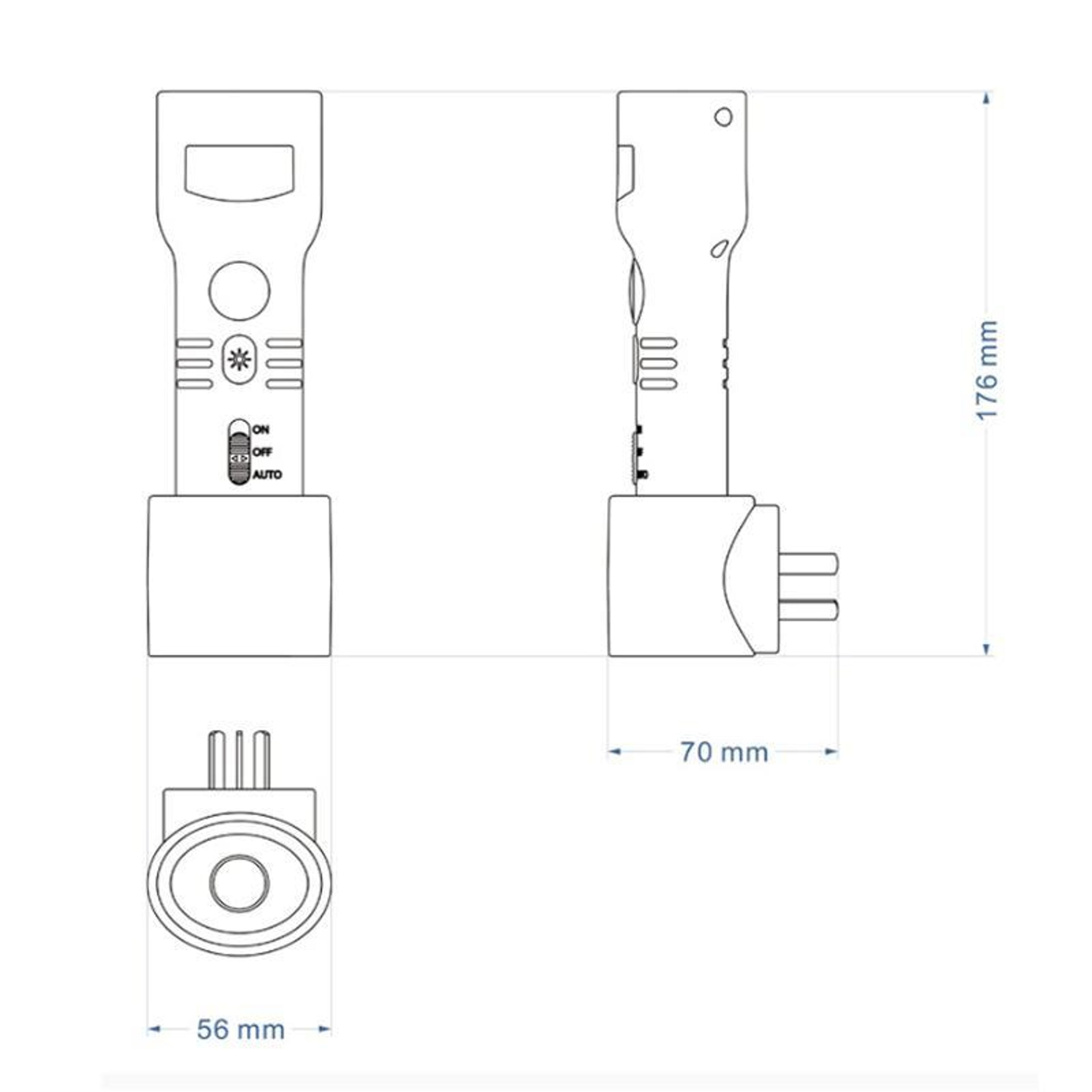 Smart Bedside Night Light With Motion Sensor  USB Charging 7