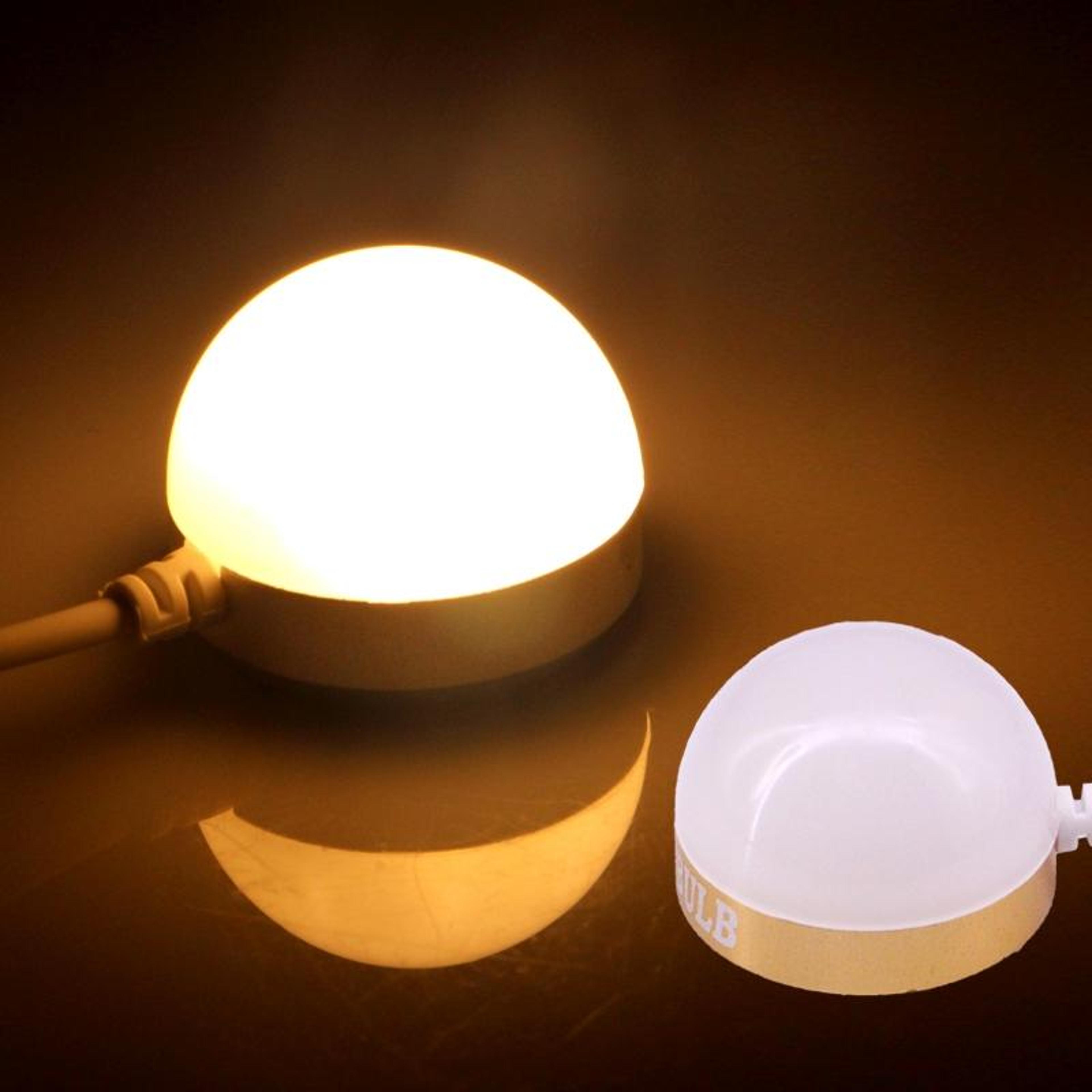 Compact Dimmable USB LED Light Bulb With Magnetic Base  Adjustable Modes 9