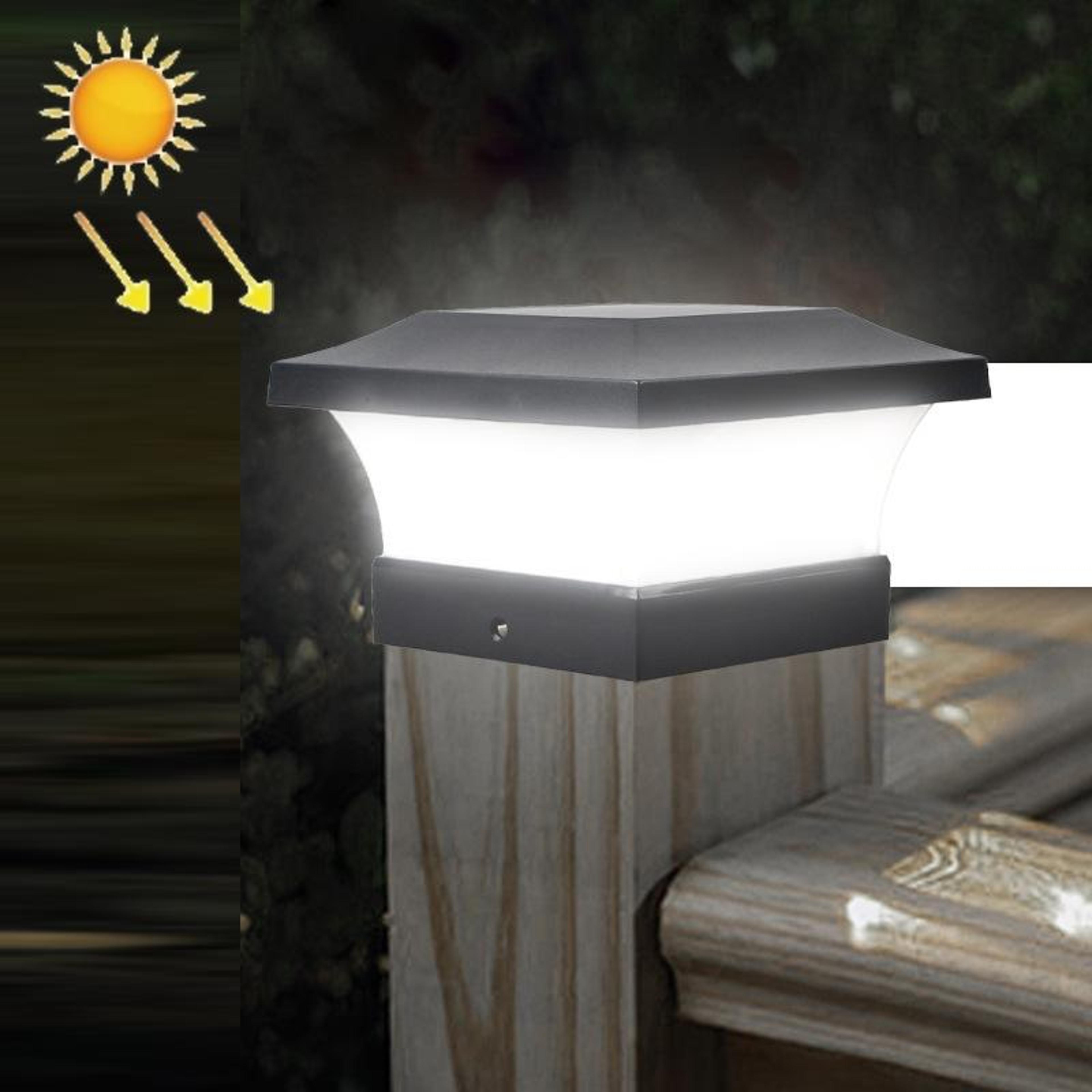 Solar LED Waterproof Outdoor Column Light For Courtyard  Garden 7