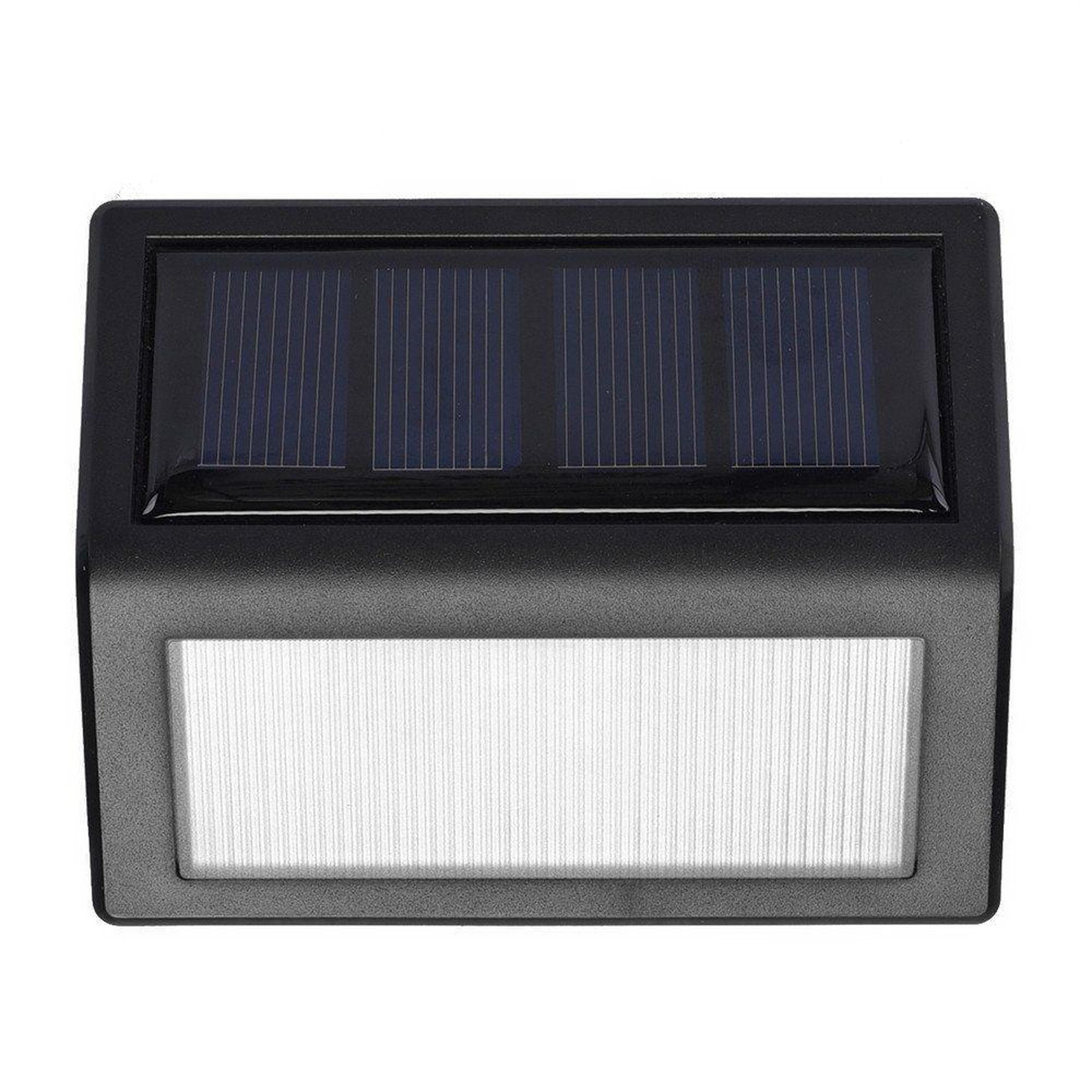 BrightGlow 6 LED Solar Wall Light Waterproof Outdoor Deck  Garden Lighting 1