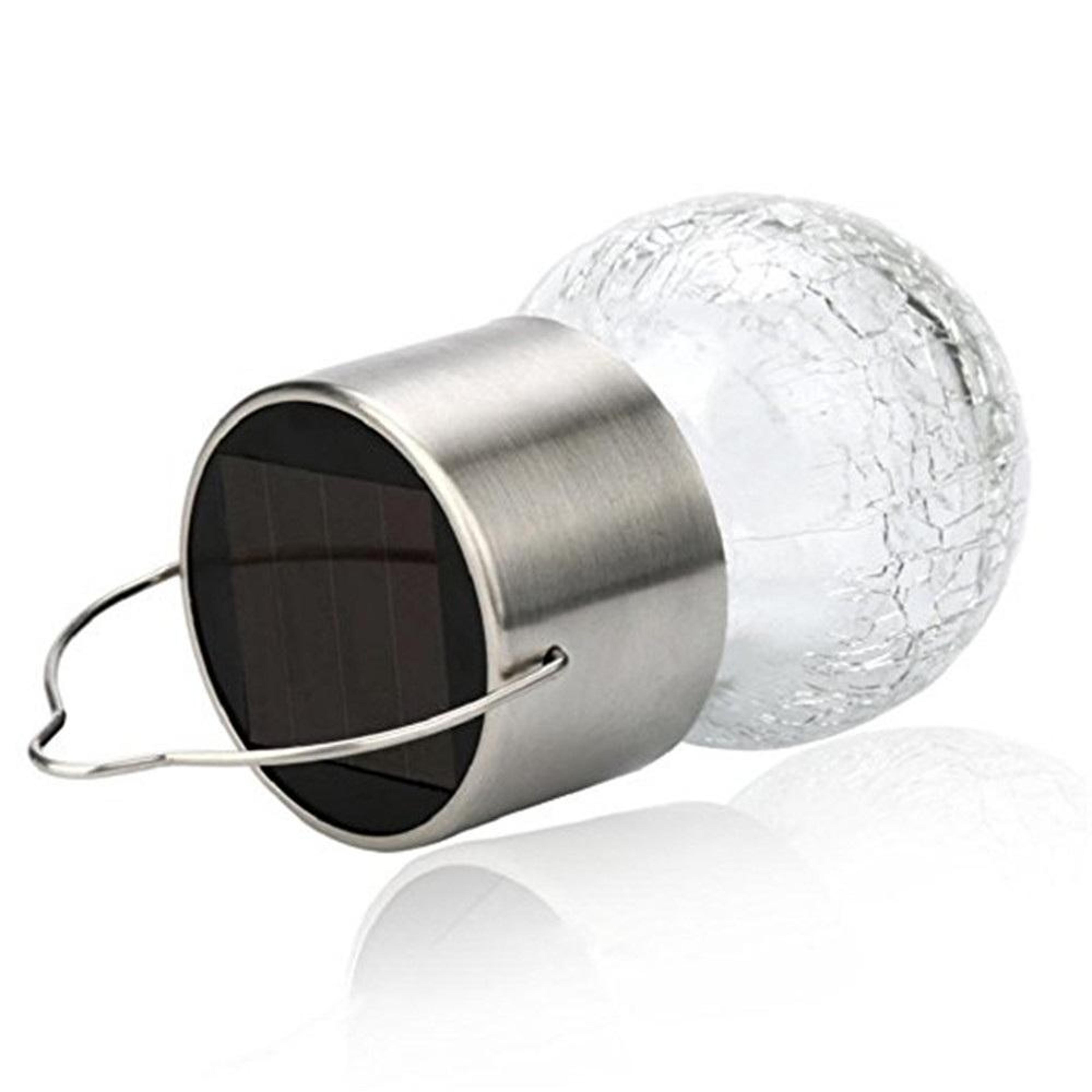 RGB Solar Hanging Crystal Ball Lamp Outdoor Decorative Garden Light 6