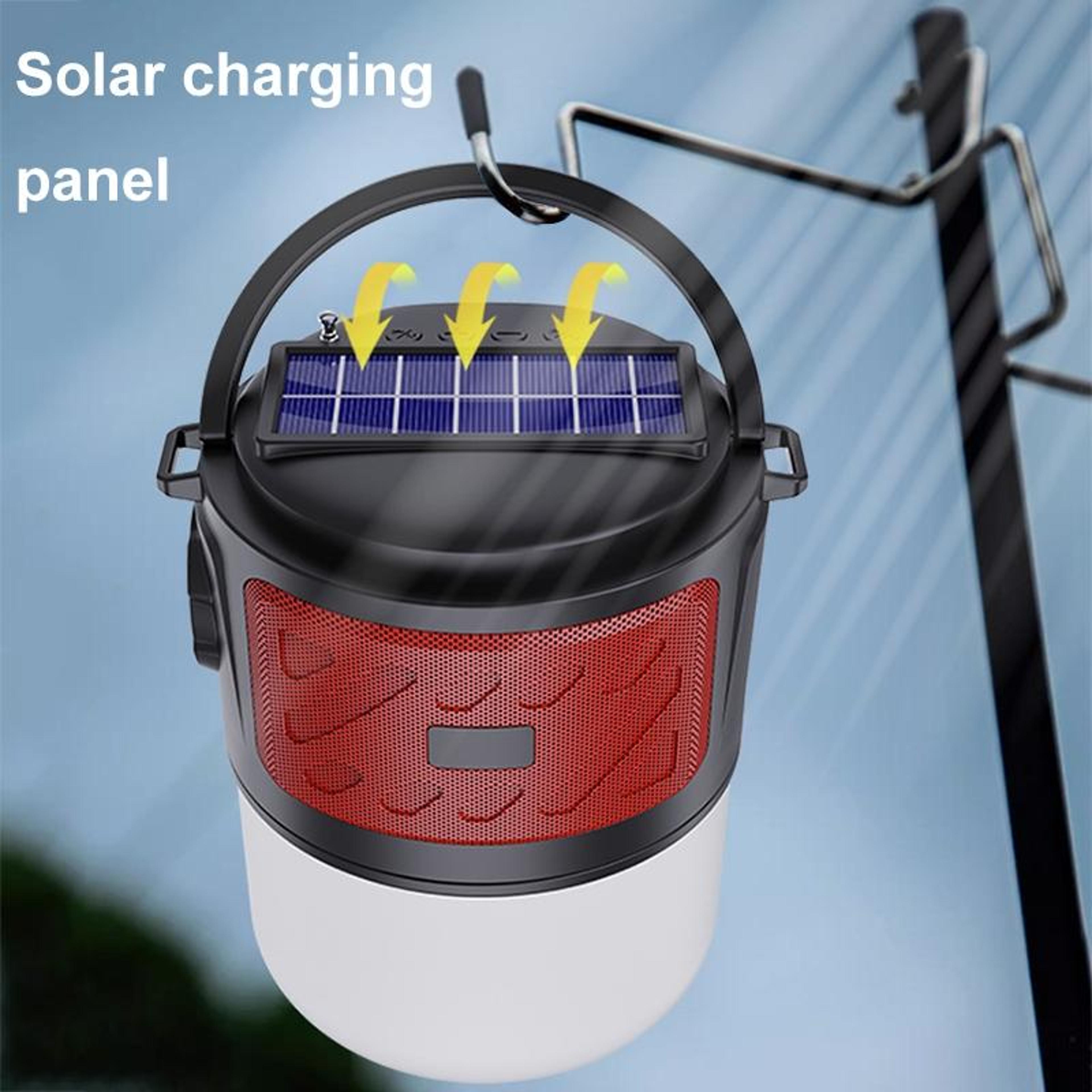 Outdoor Solar Camping Light  Portable Solar Bluetooth Speaker 3