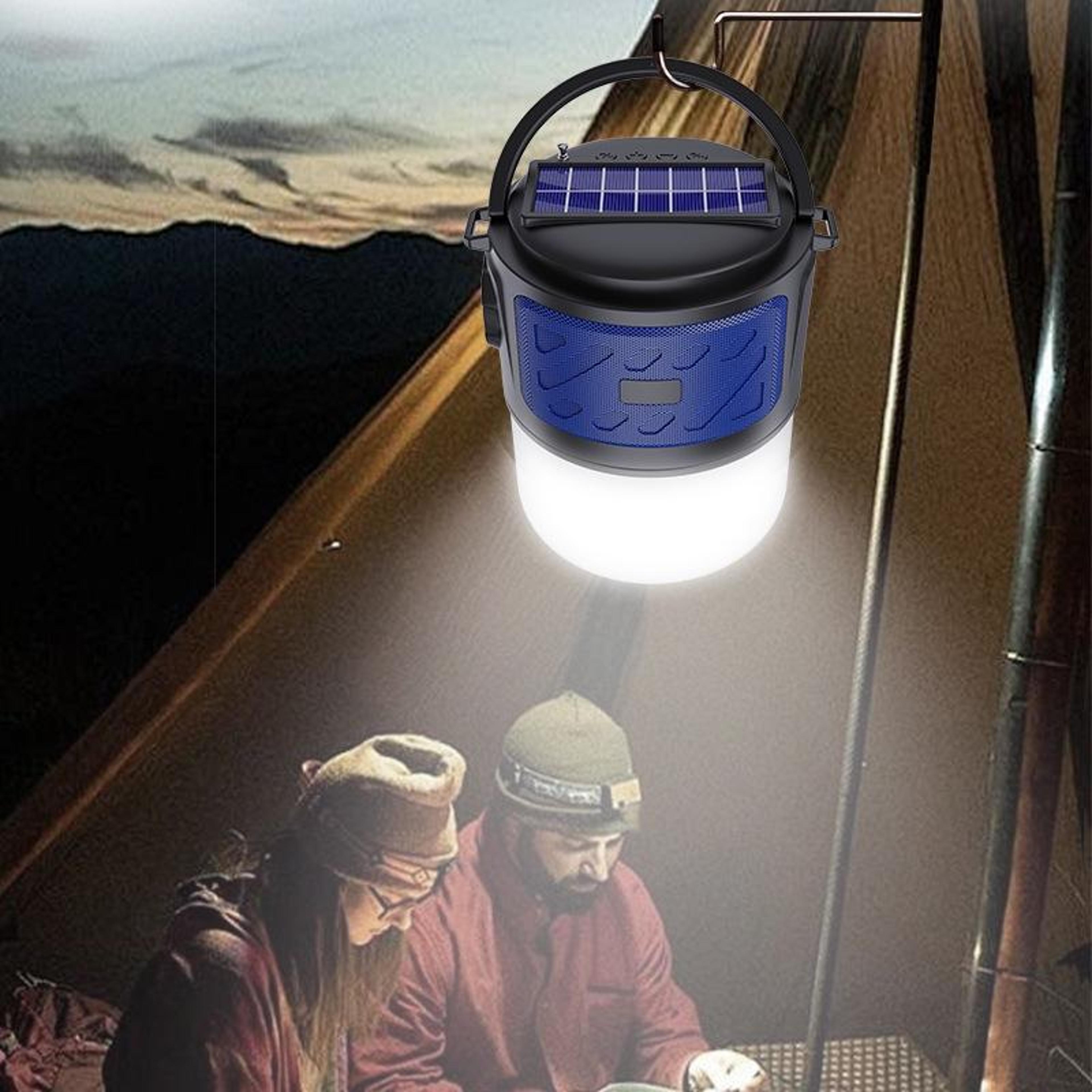 Outdoor Solar Camping Light  Portable Solar Bluetooth Speaker 6