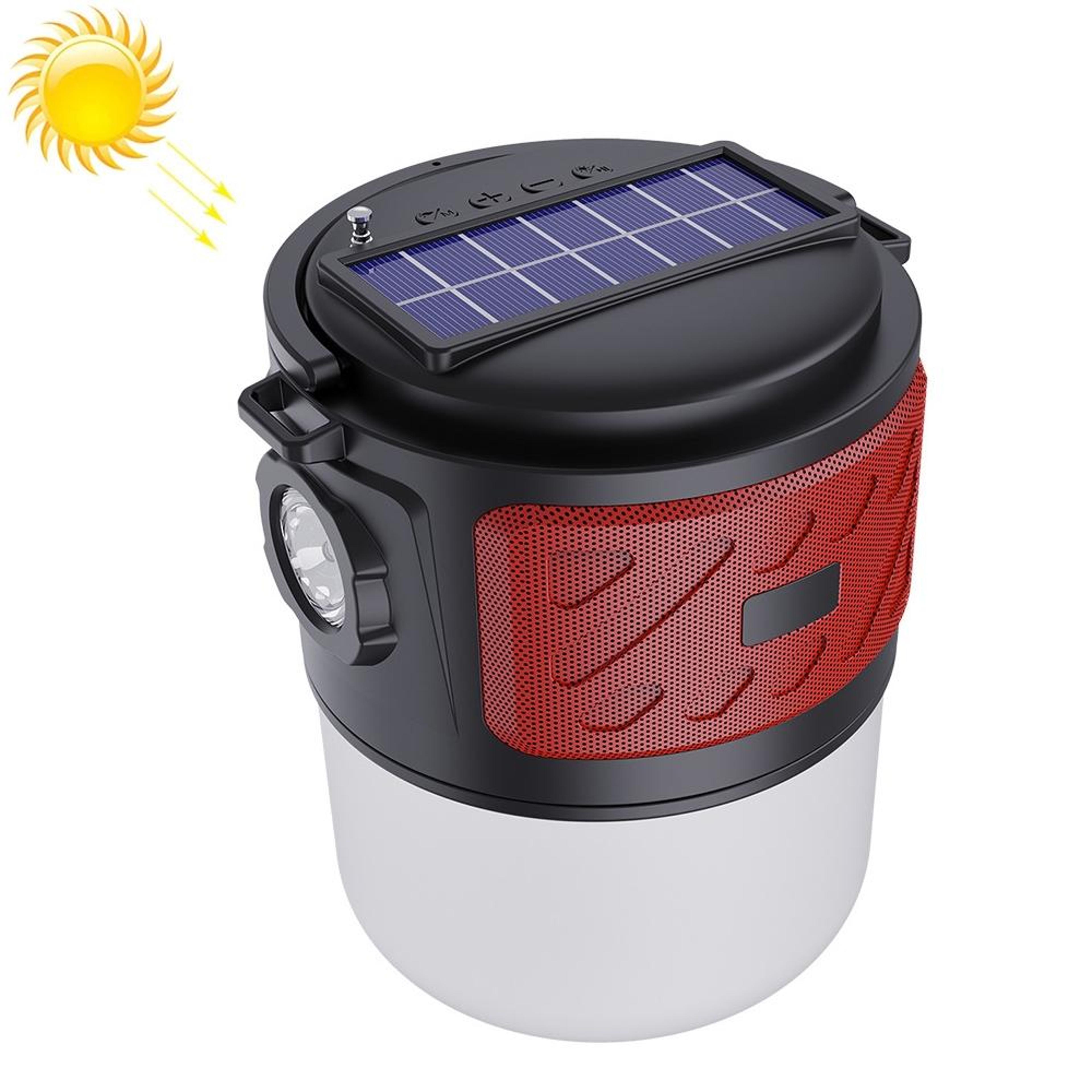 Outdoor Solar Camping Light  Portable Solar Bluetooth Speaker 9