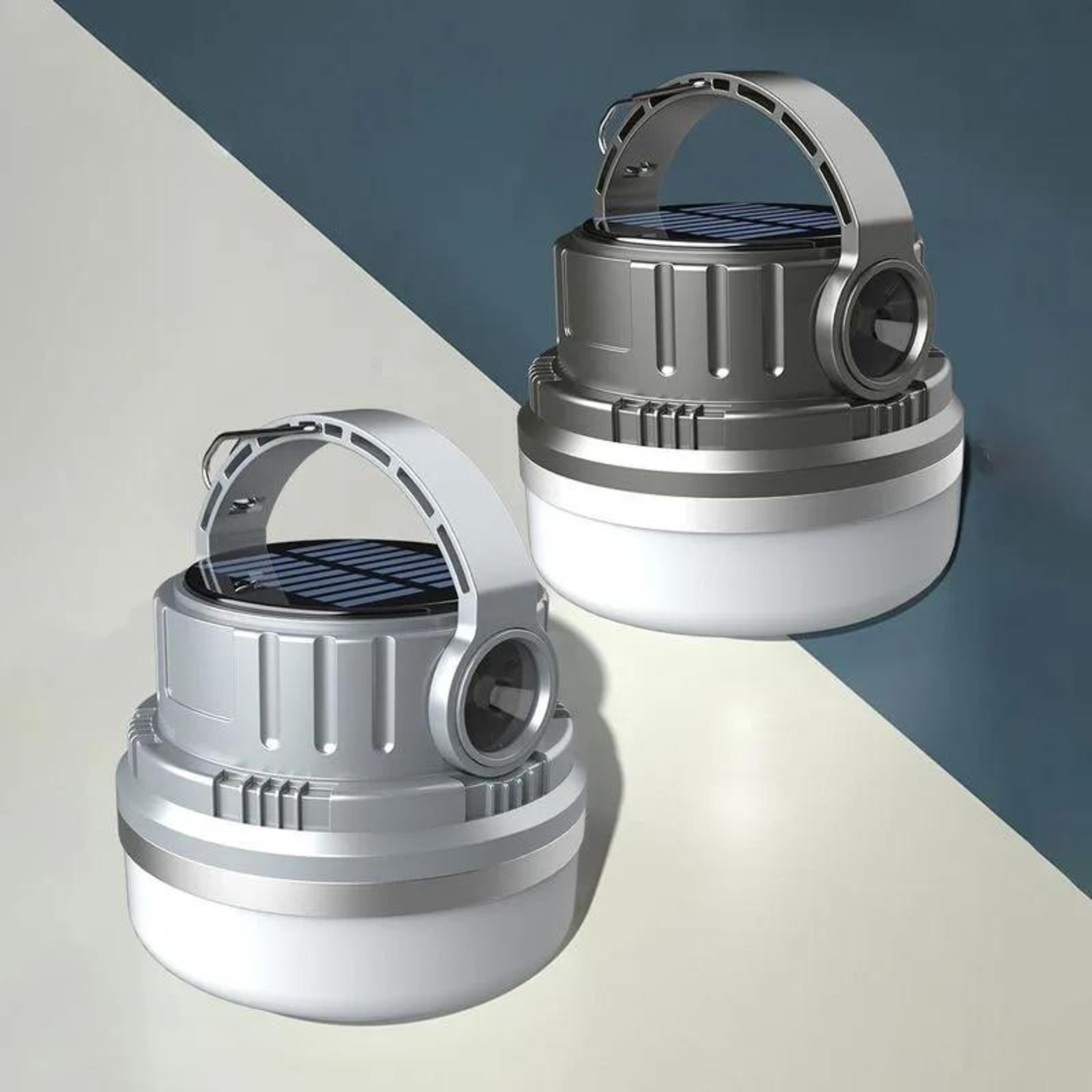 All In One Solar Tent Light  Portable Camping Lantern With Power Supply 1